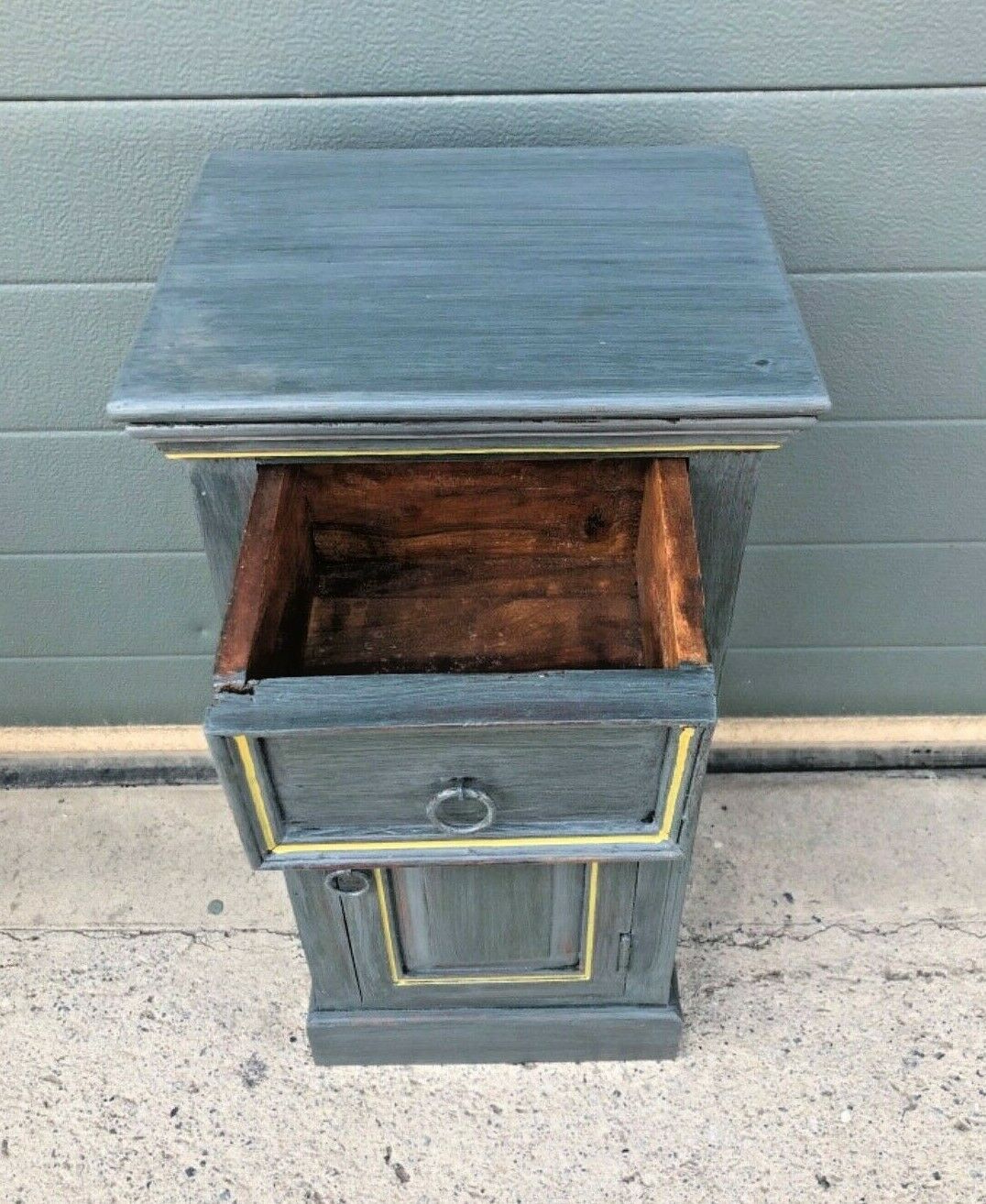 Pair Of Small Rustic Bedside Tables ( SOLD )