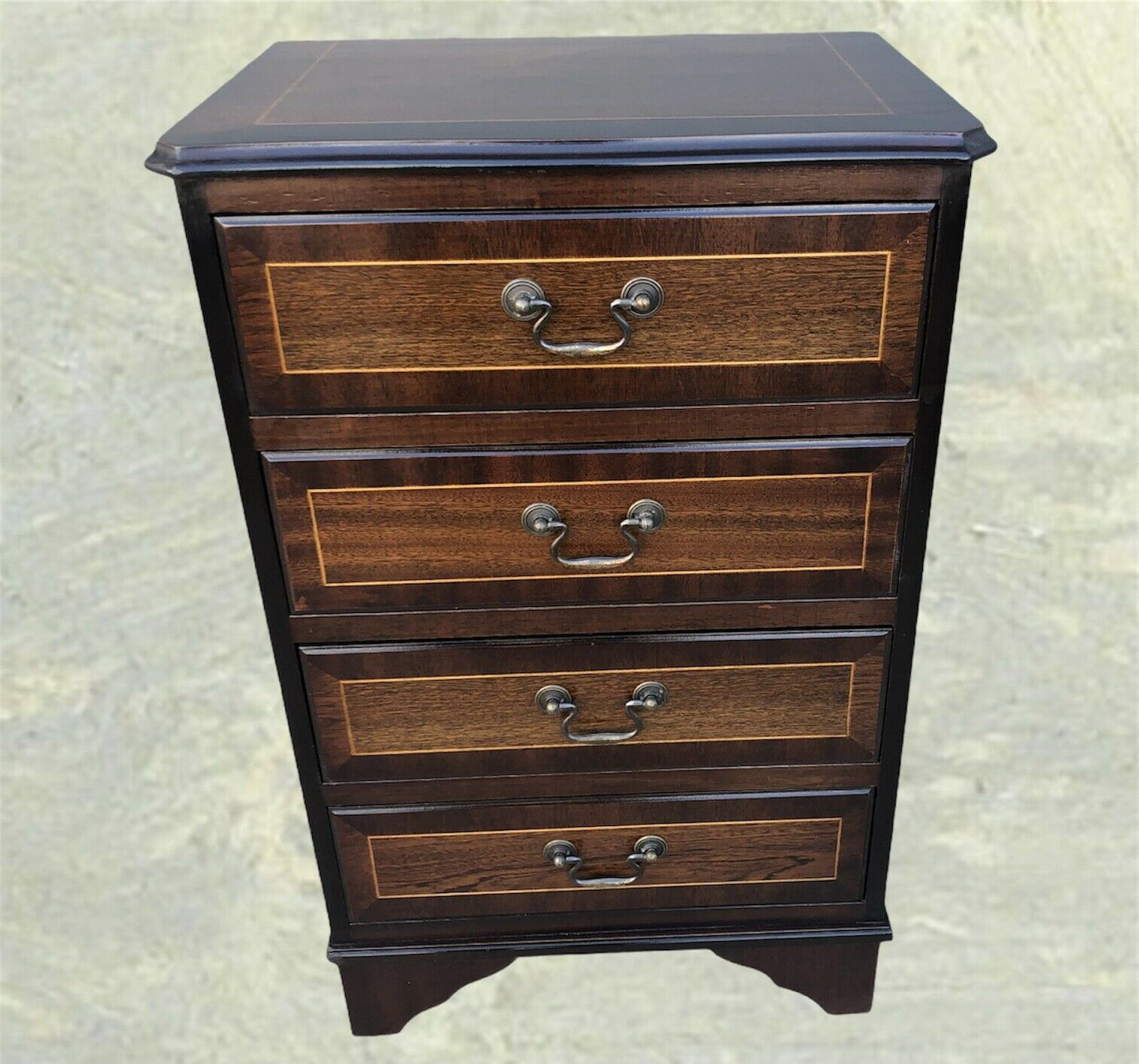 Handsome Pair Of Vintage Mahogany Bedside Chests ( SOLD )