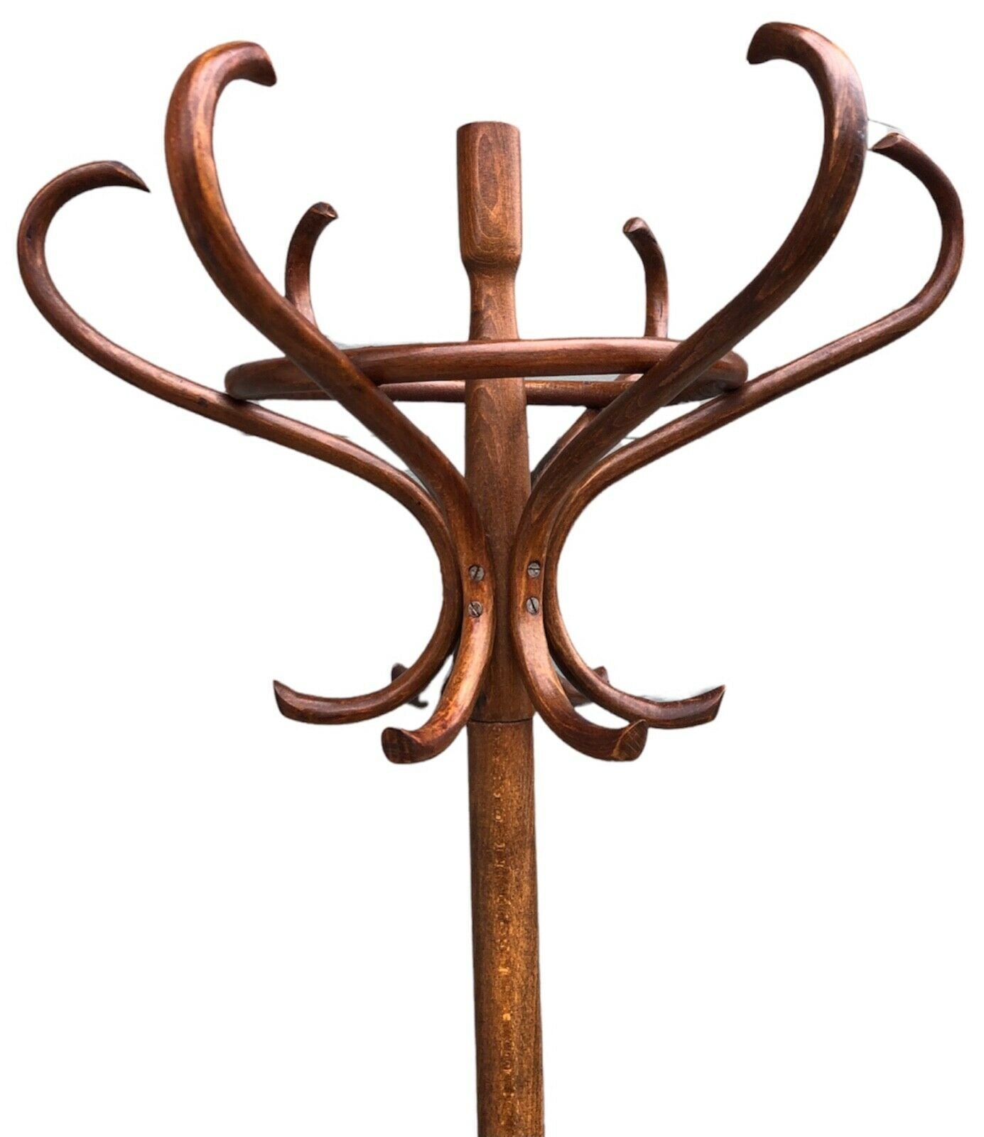000976.....Handsome Vintage Bentwood Revolving Hat And Coat Stand (sold)