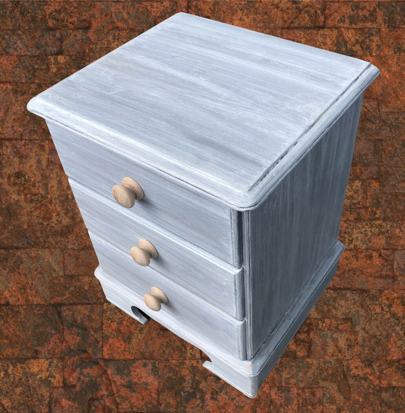 109.....A Pair Of Refinished Pine Bedside Chests ( sold )