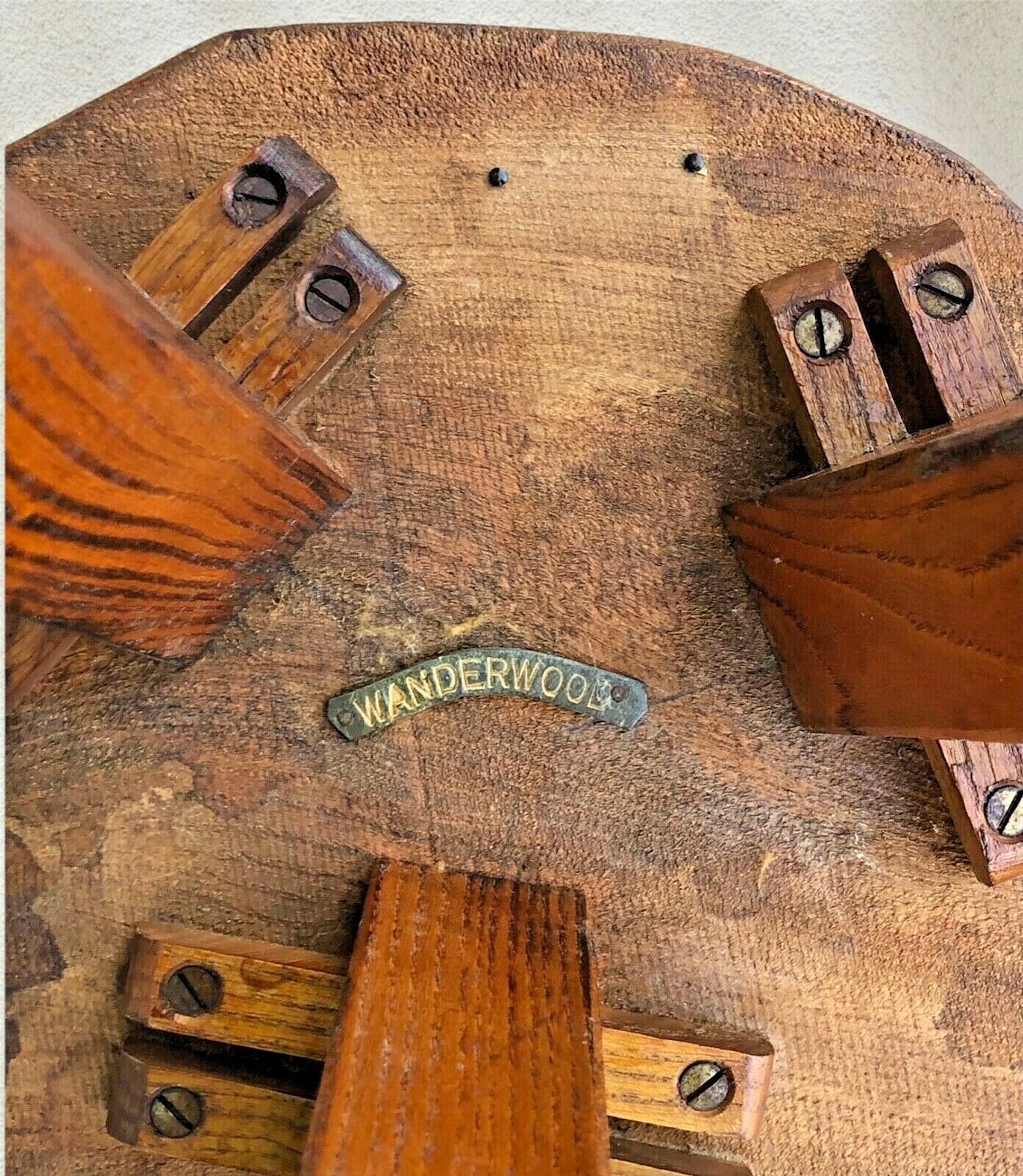 065.....Arts And Crafts Solid Elm Stool By Wanderwood (sold )