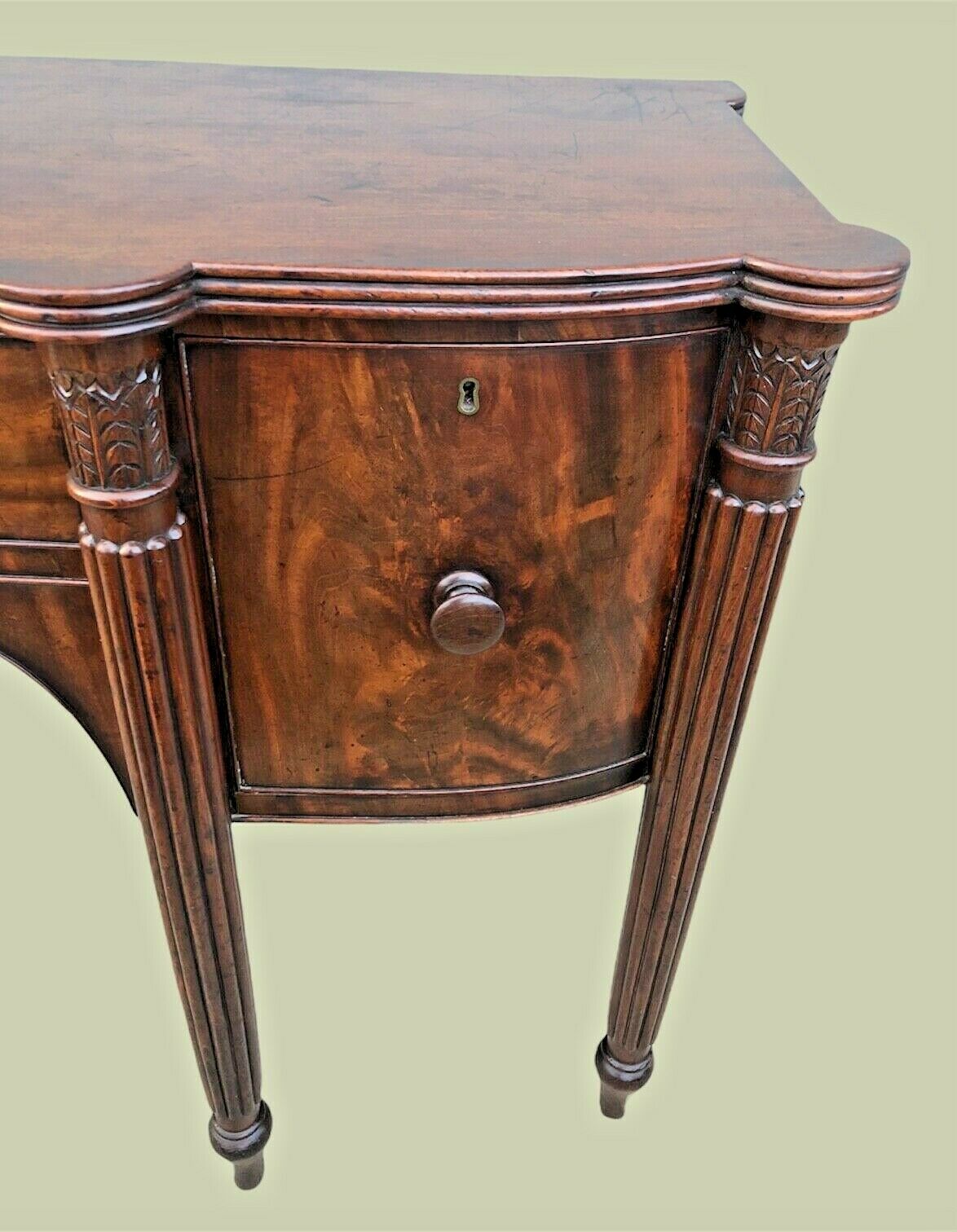 029.....Magnificent William IV Flame Mahogany Sideboard ( sold )