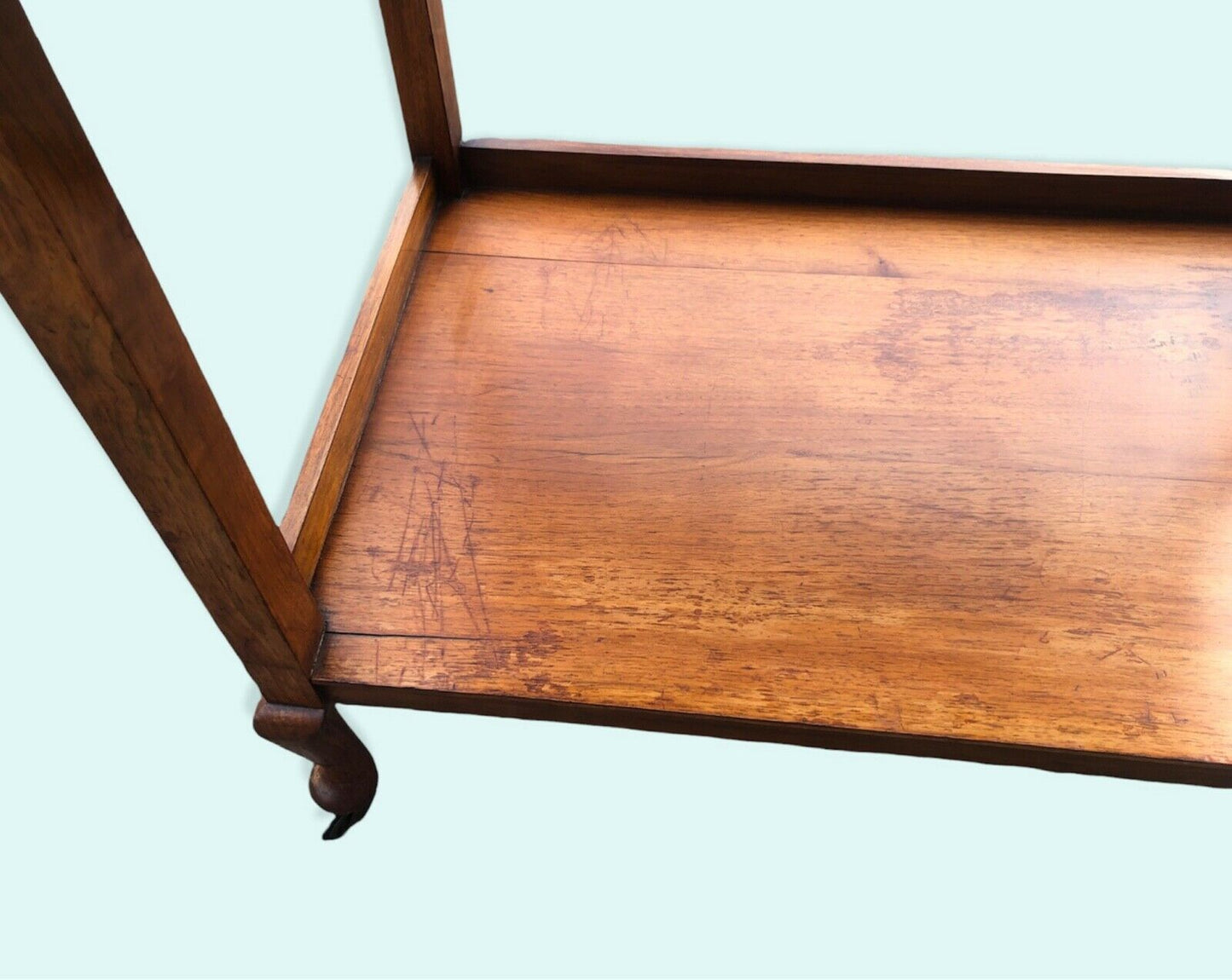 000980.....Vintage Walnut Serving / Drinks Trolley ( sold )