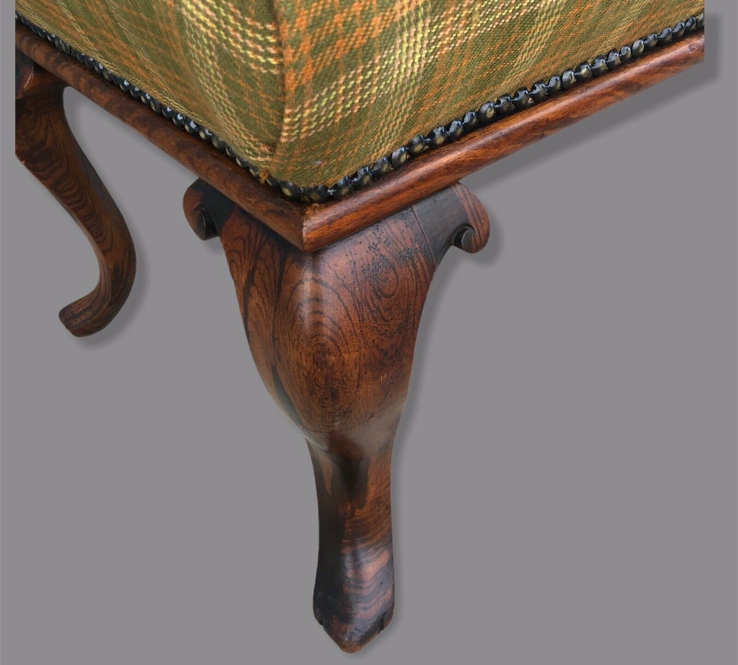 128.....Stunning Antique Rosewood Stool Dating From The Early 19th Century ( sold )