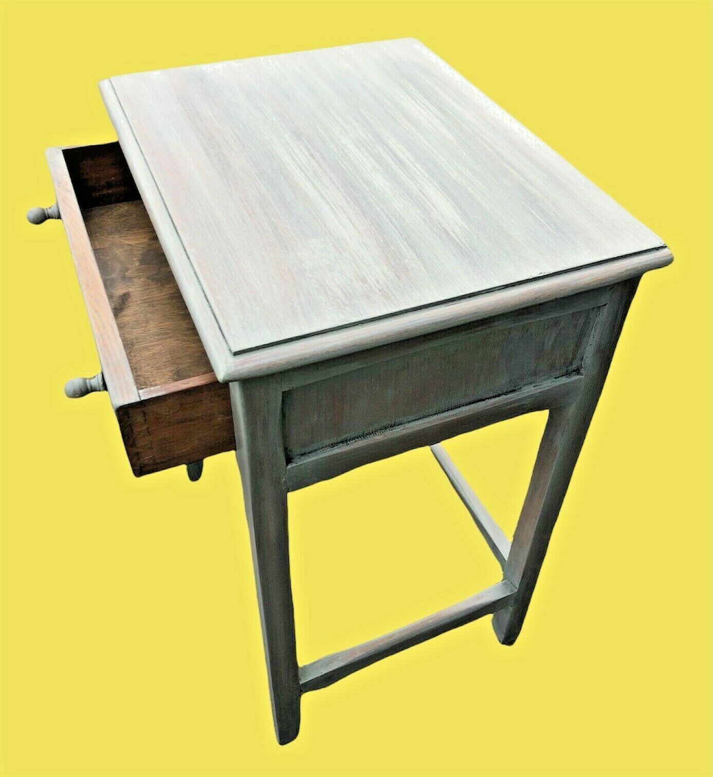 009.....Handsome Gothic Style Oak Side / Writing Table ( sold )