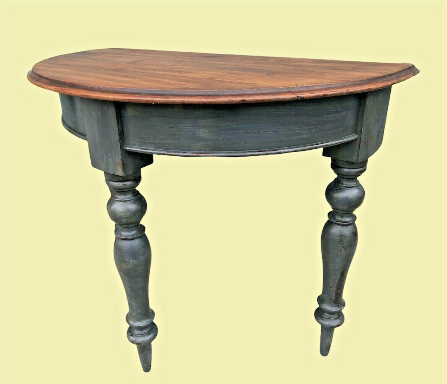 000994....Handsome Antique Solid Mahogany Hall Table ( sold )