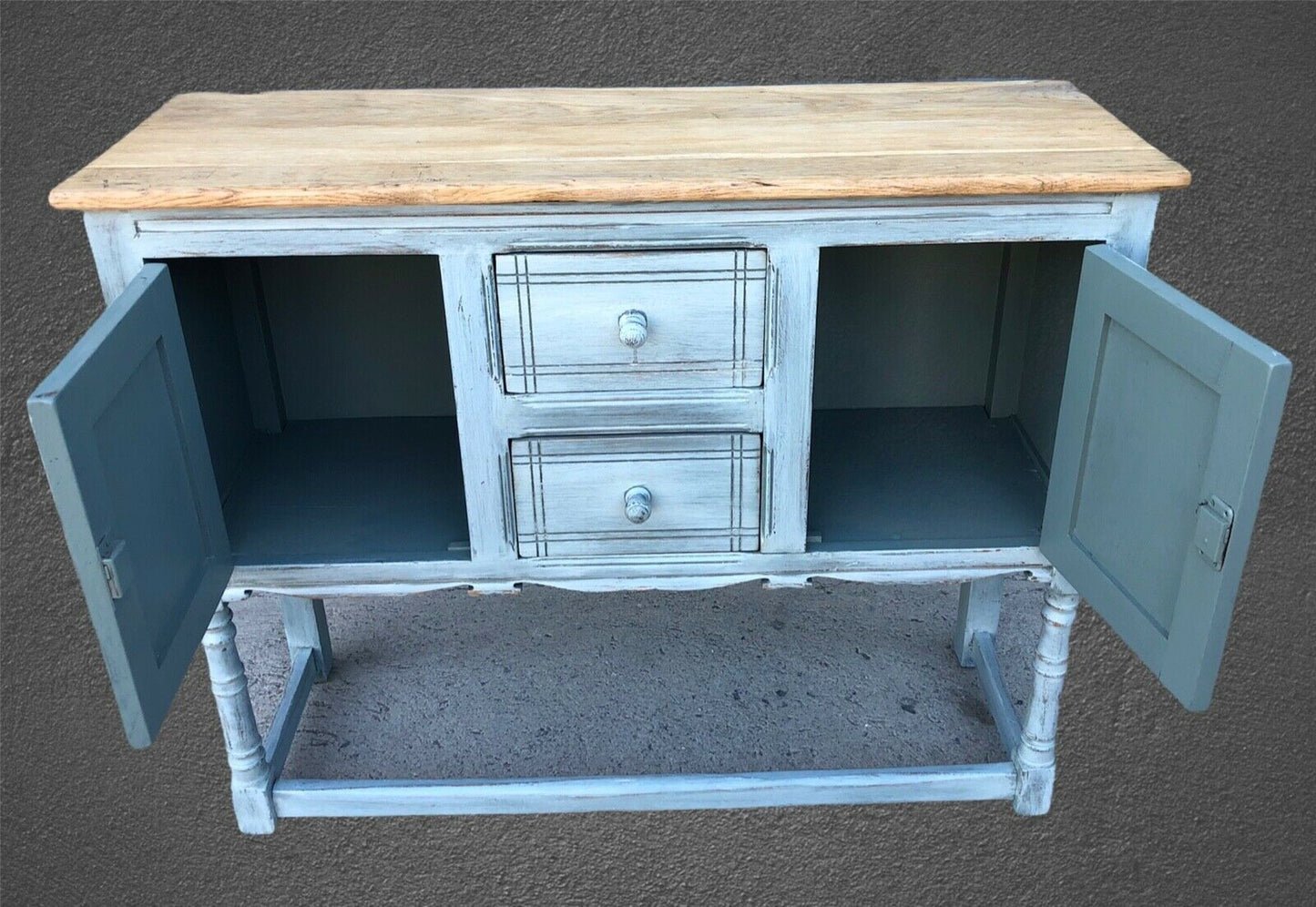 Gorgeous Vintage Carved Oak Sideboard / Gothic Style Sideboard ( SOLD )