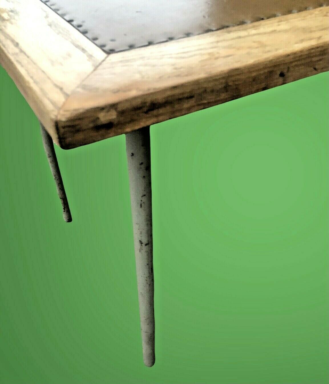001.....Unique Vintage Upcycled Drapers Table / Dining Table / Work Table ( sold )