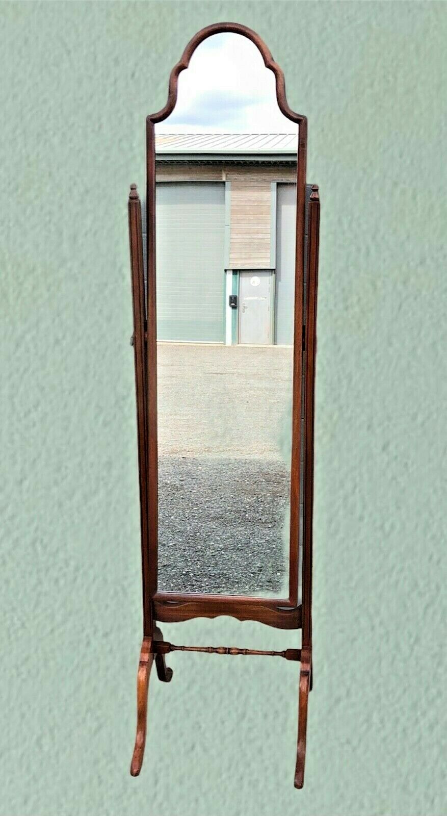 Vintage Mahogany Cheval Mirror ( Sold )