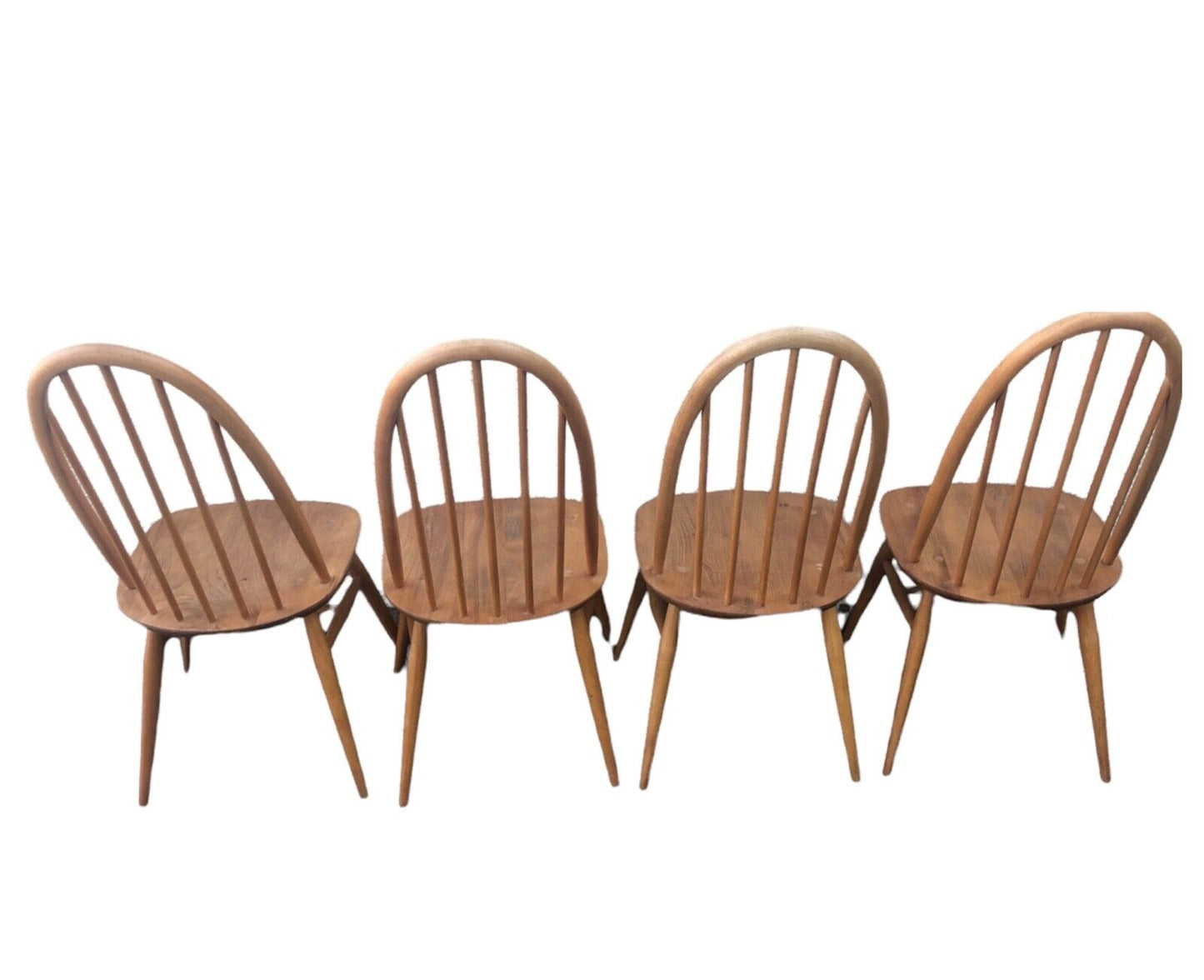 000919.....Handsome Set Of 4 Ercol Quaker Chairs ( sold )