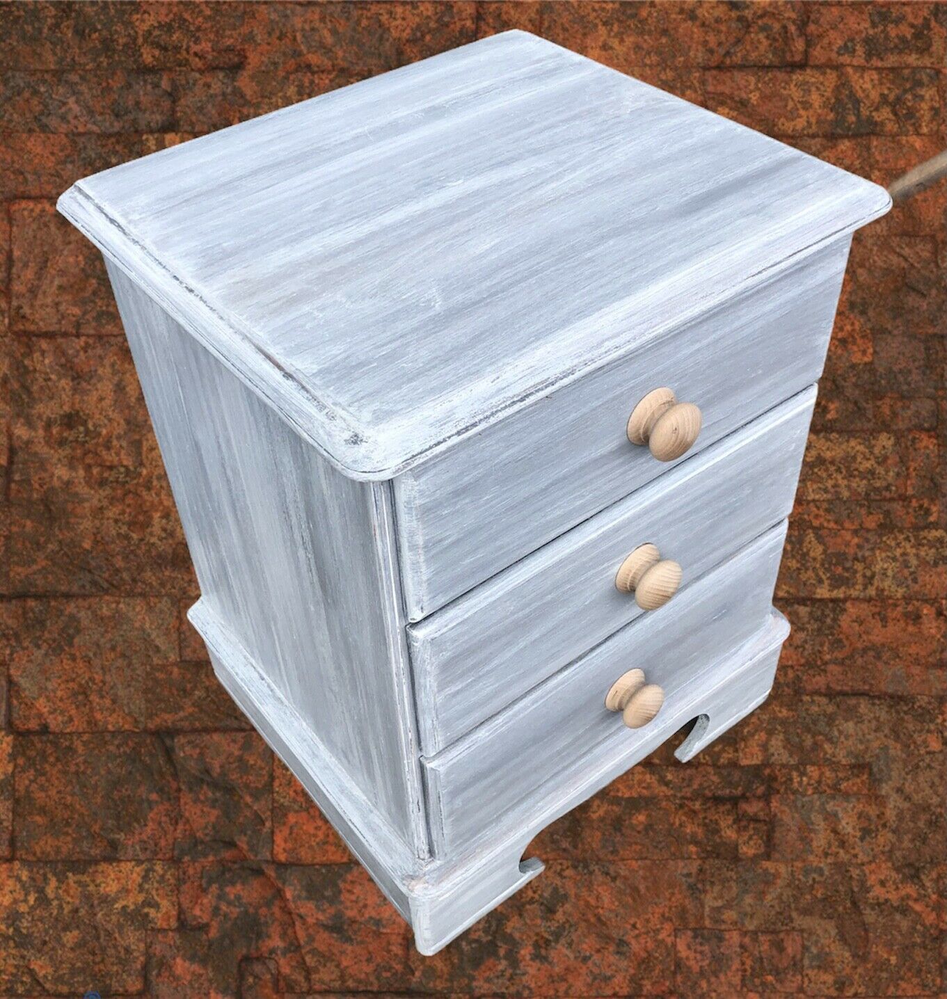 109.....A Pair Of Refinished Pine Bedside Chests ( sold )