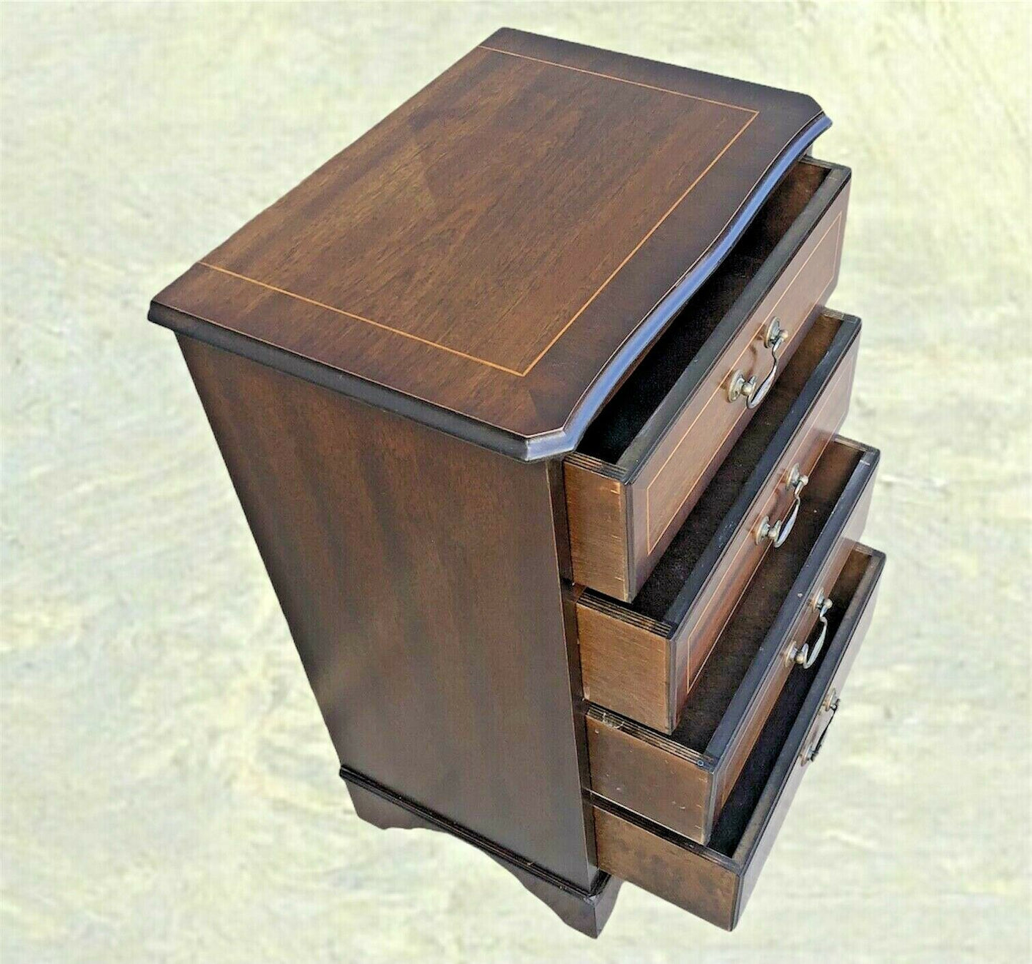 Handsome Pair Of Vintage Mahogany Bedside Chests ( SOLD )