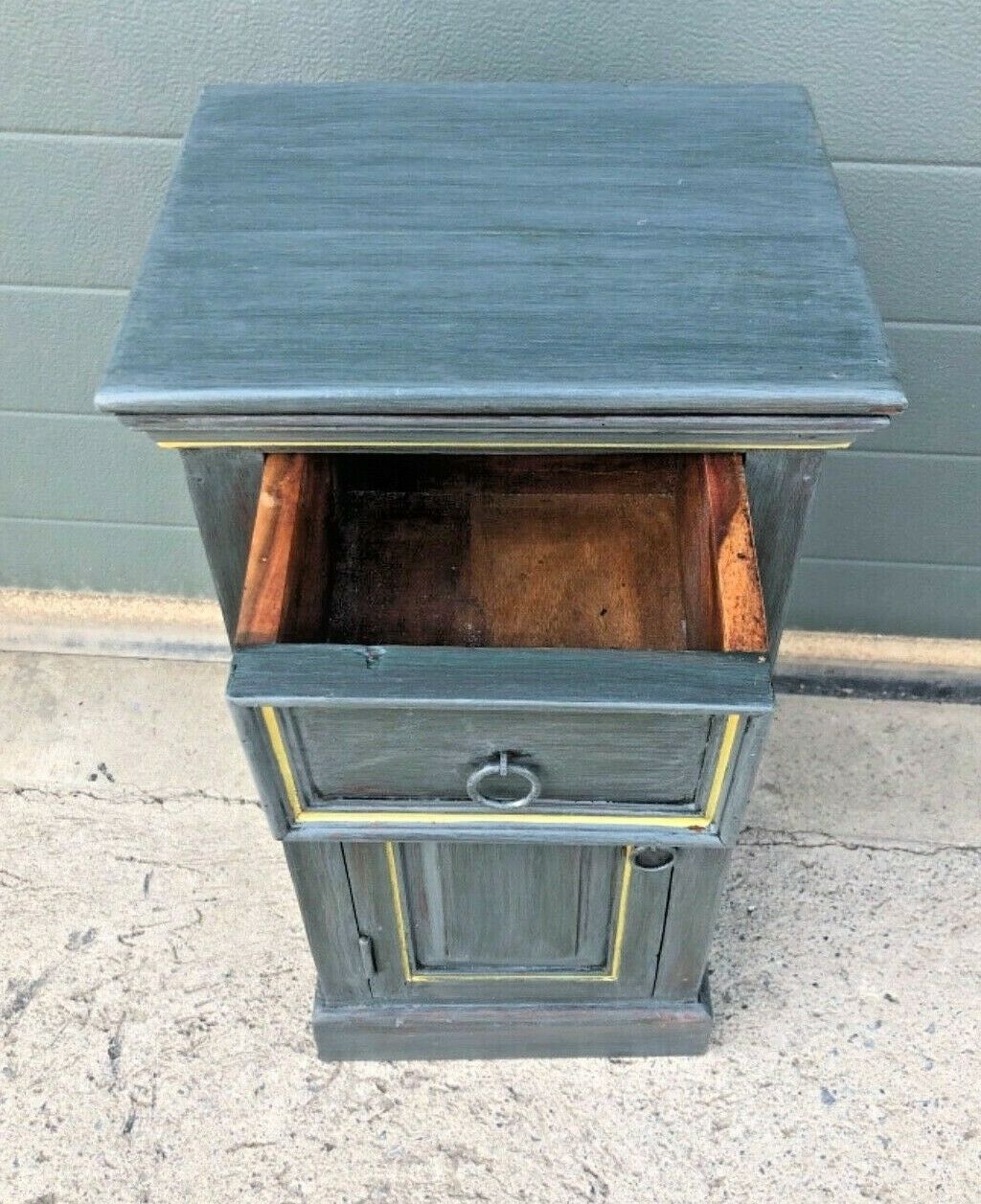 Pair Of Small Rustic Bedside Tables ( SOLD )