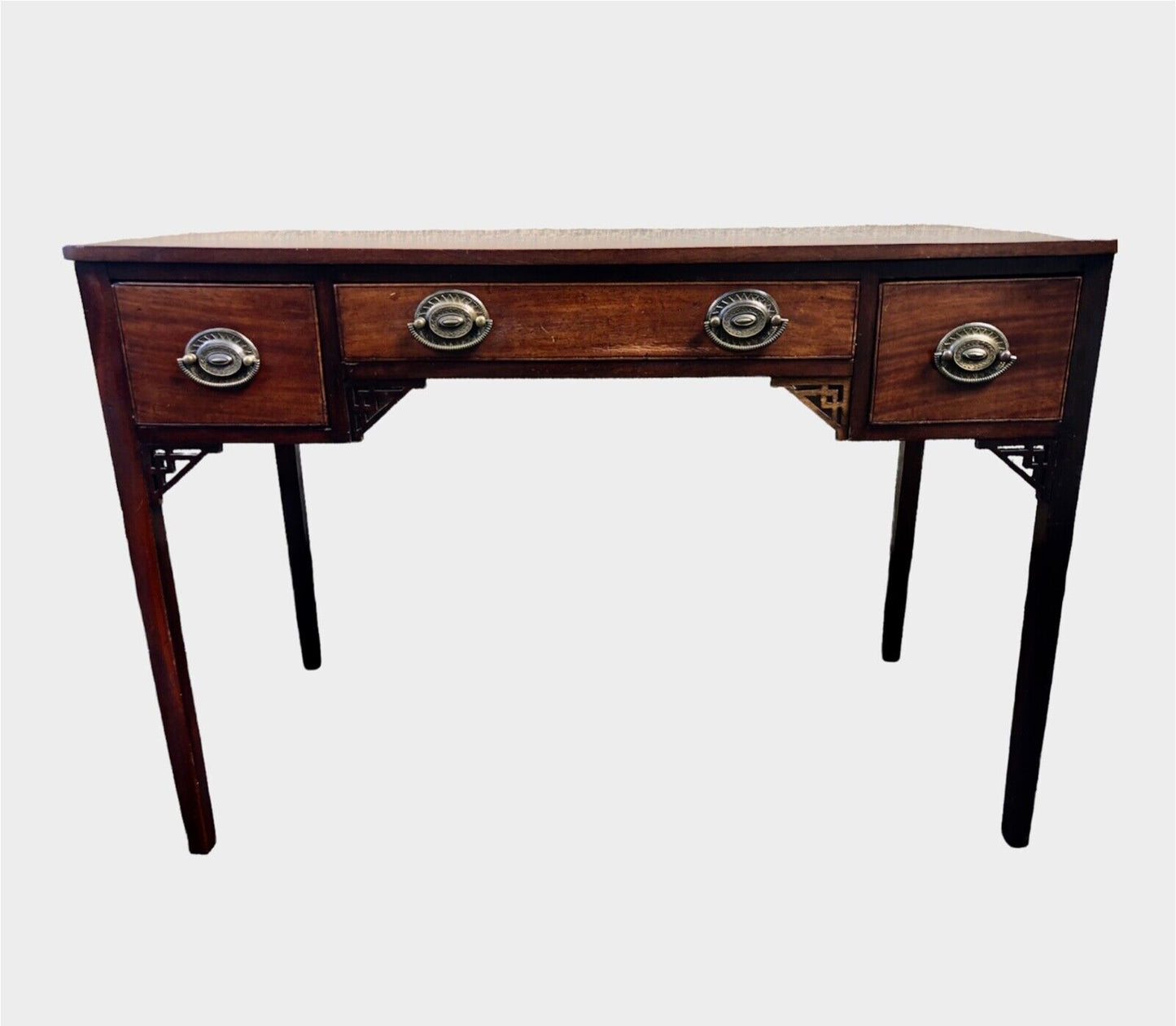 000920....Handsome Antique Mahogany Writing Or Hall Table ( sold )