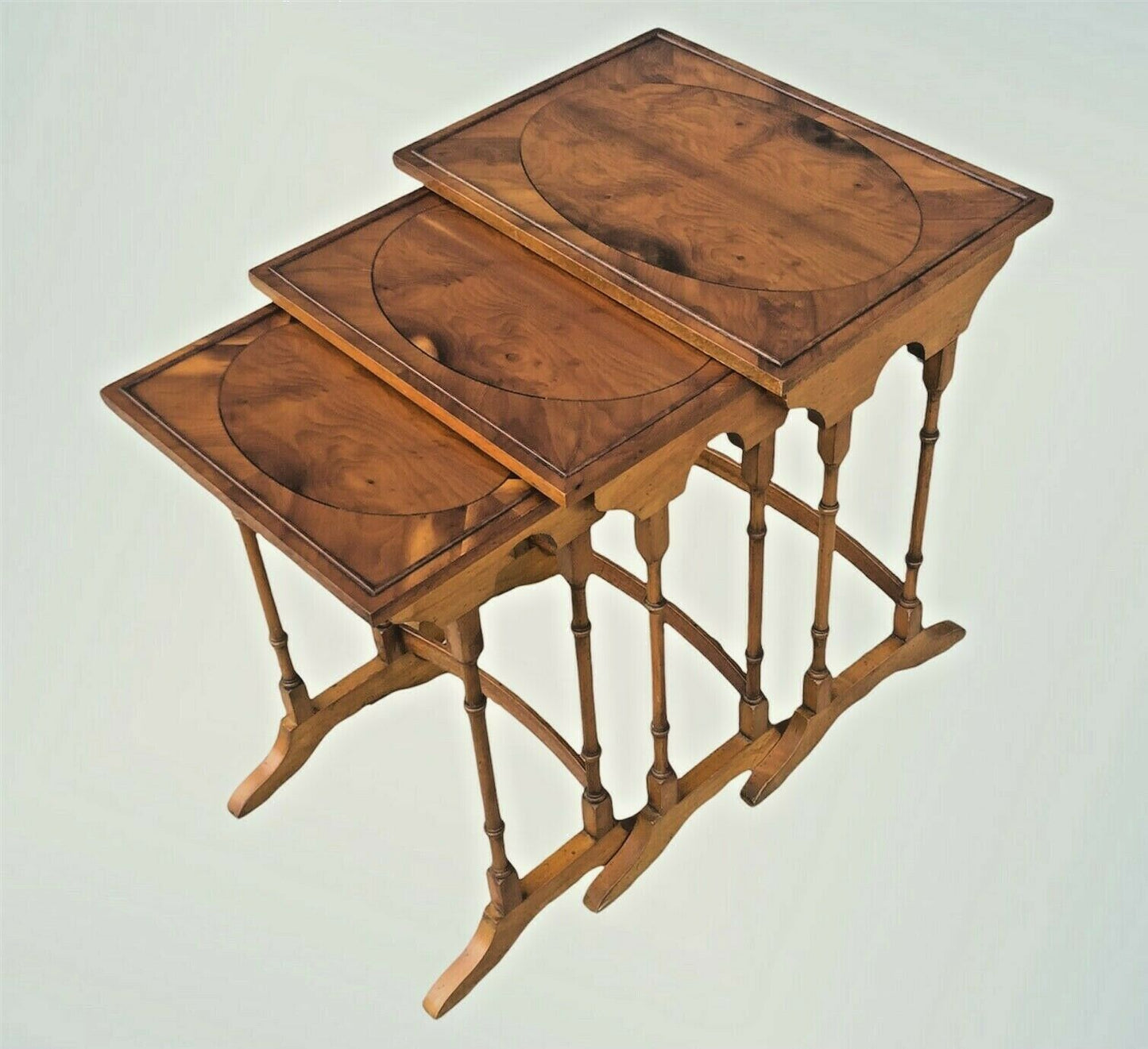 Vintage Yew Nest Of Tables / Coffee Tables ( SOLD )