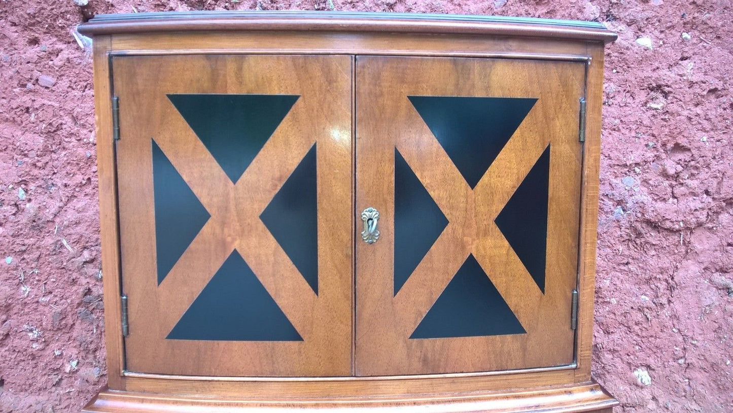 Walnut Tallboy / Drinks Cabinet / Chest Of Drawers