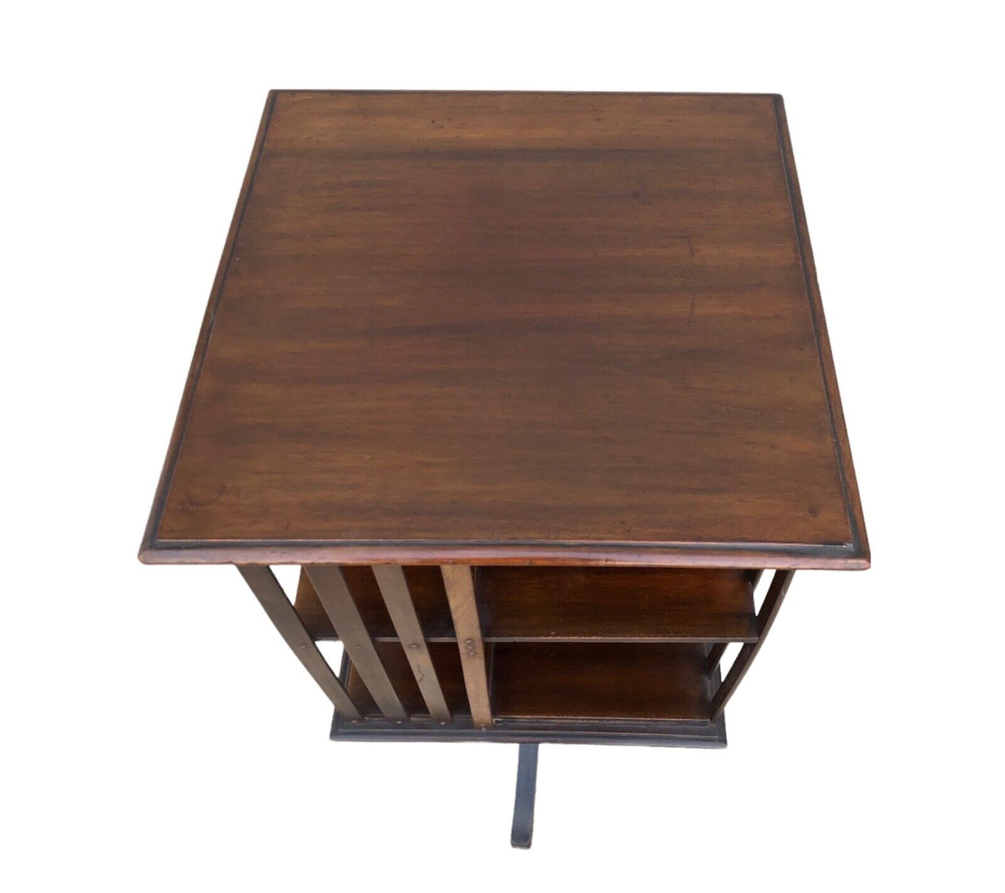 000925....Handsome Vintage Mahogany Revolving Bookcase ( sold )