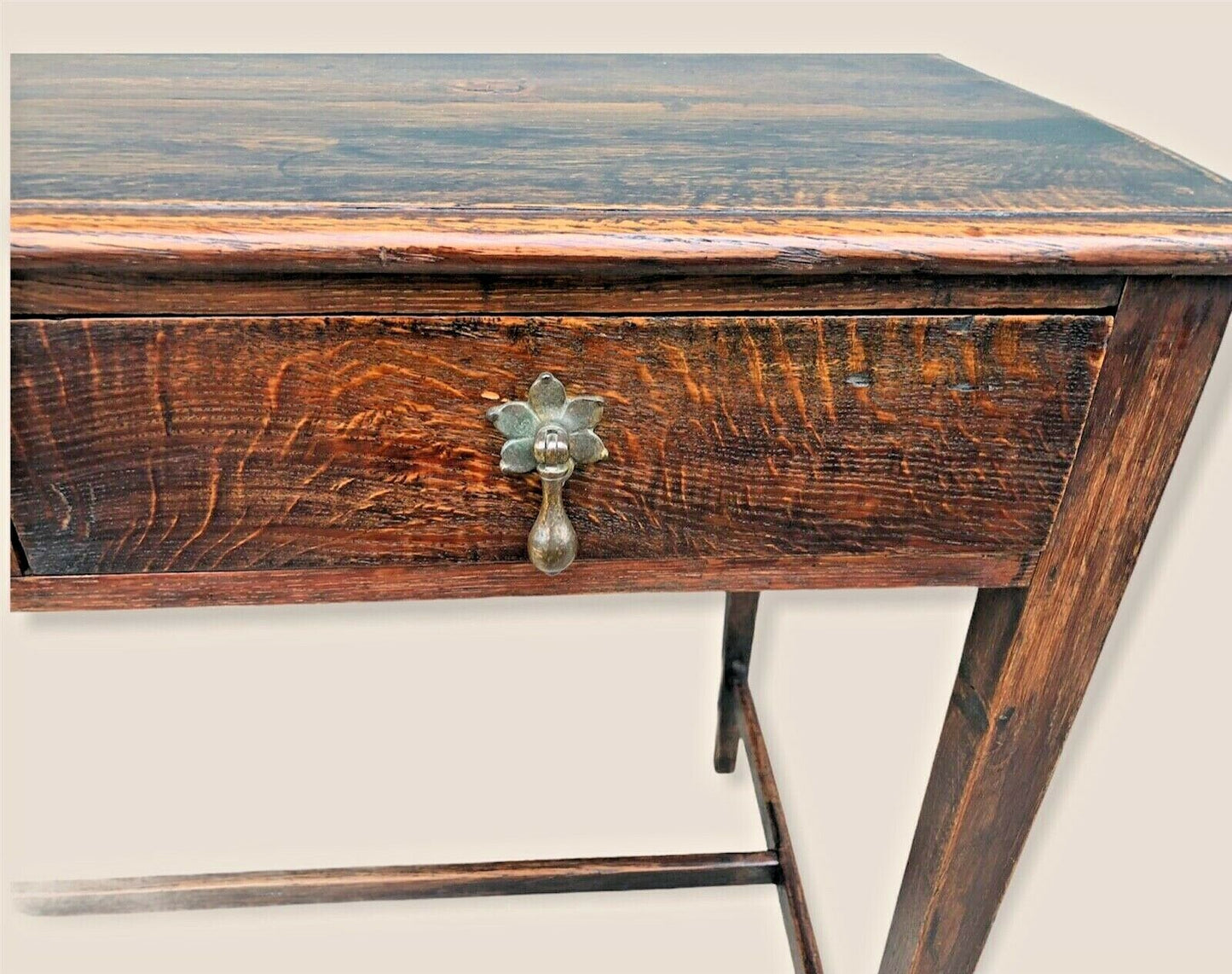 Antique Oak Side Table 18th Century ( SOLD )