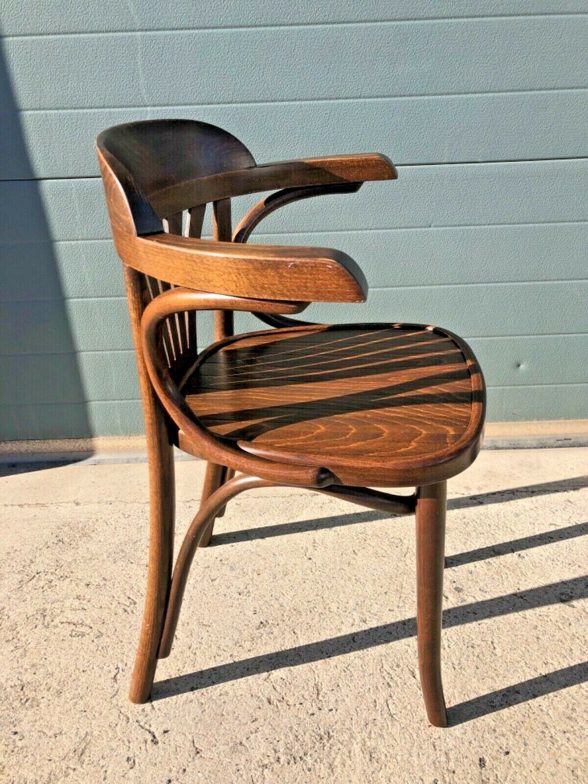 Set Of Six 1980'S Bentwood Chairs ( SOLD )