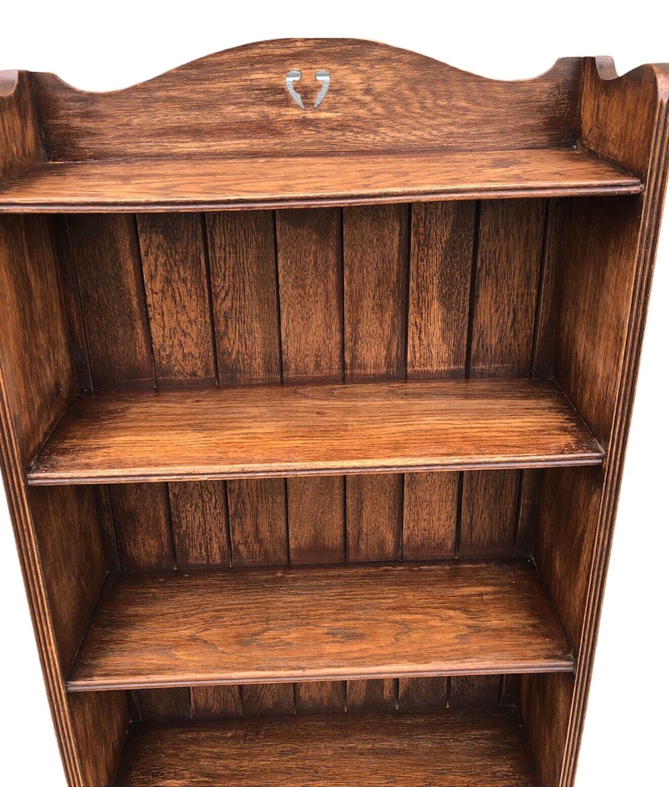 000943....Vintage Oak Bookcase / Shelf Unit ( sold )
