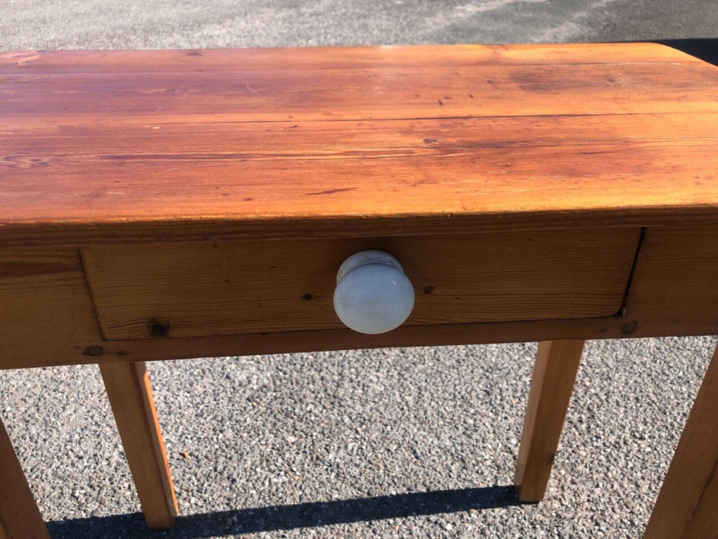 Vintage Pine Table With Drawer ( SOLD )