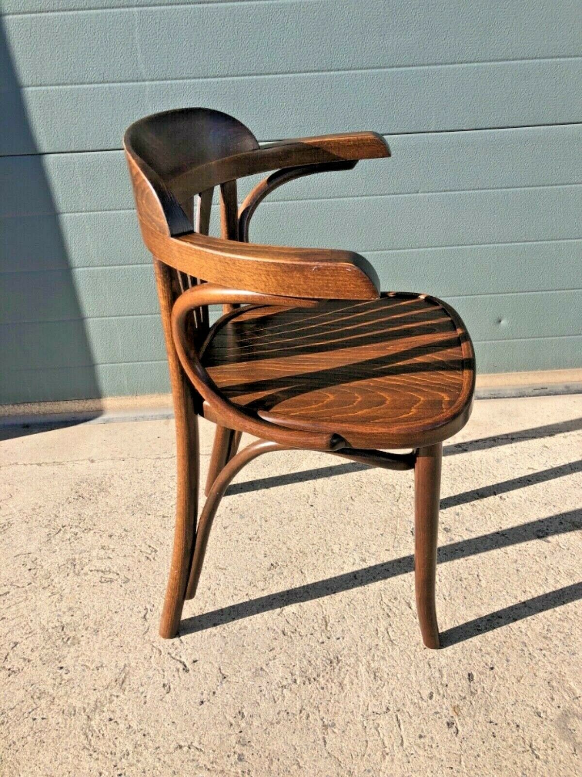 Set Of Six 1980'S Bentwood Chairs ( SOLD )