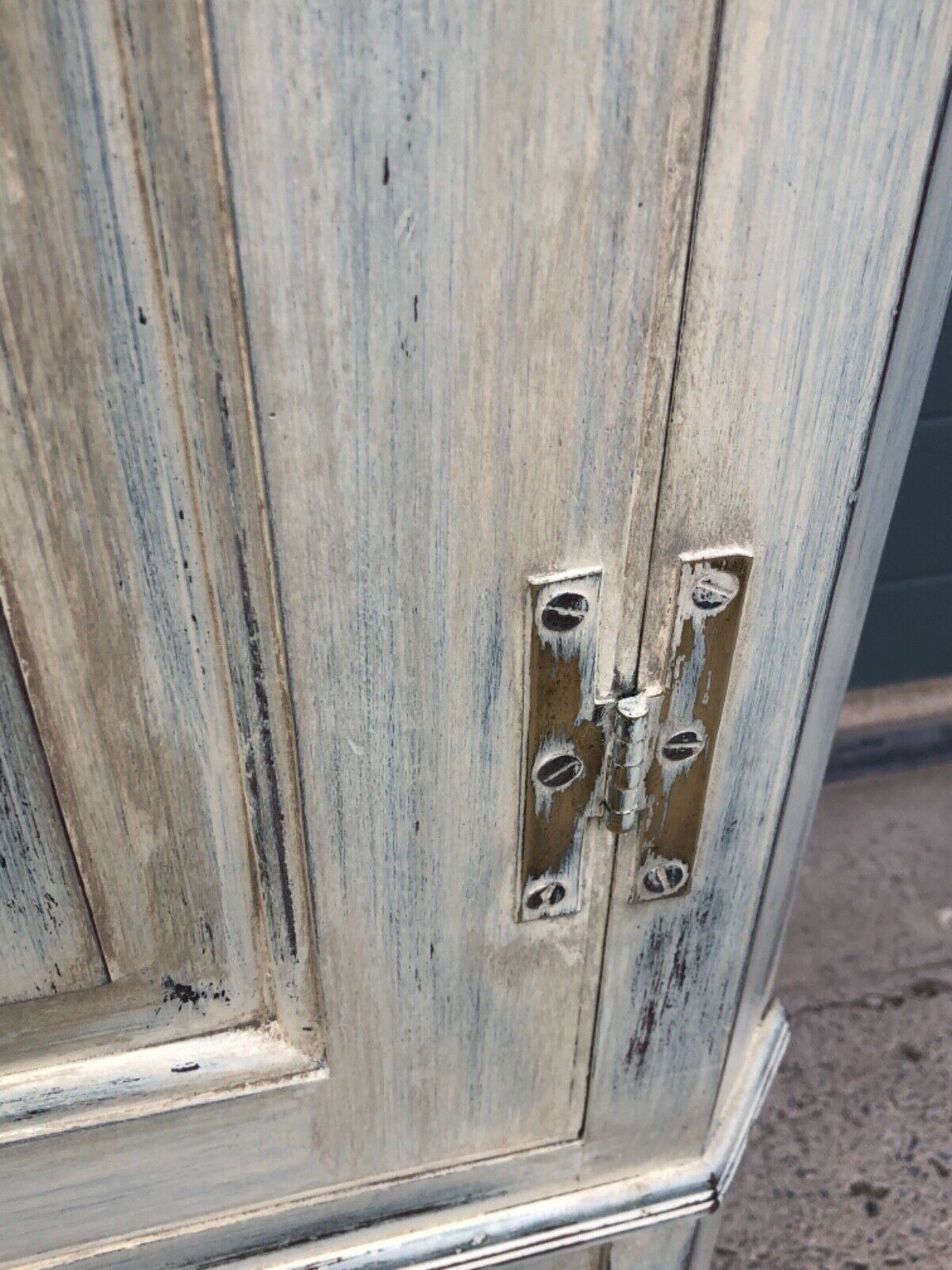 139.....Handsome Refinished Antique Corner Cupboard ( sold )