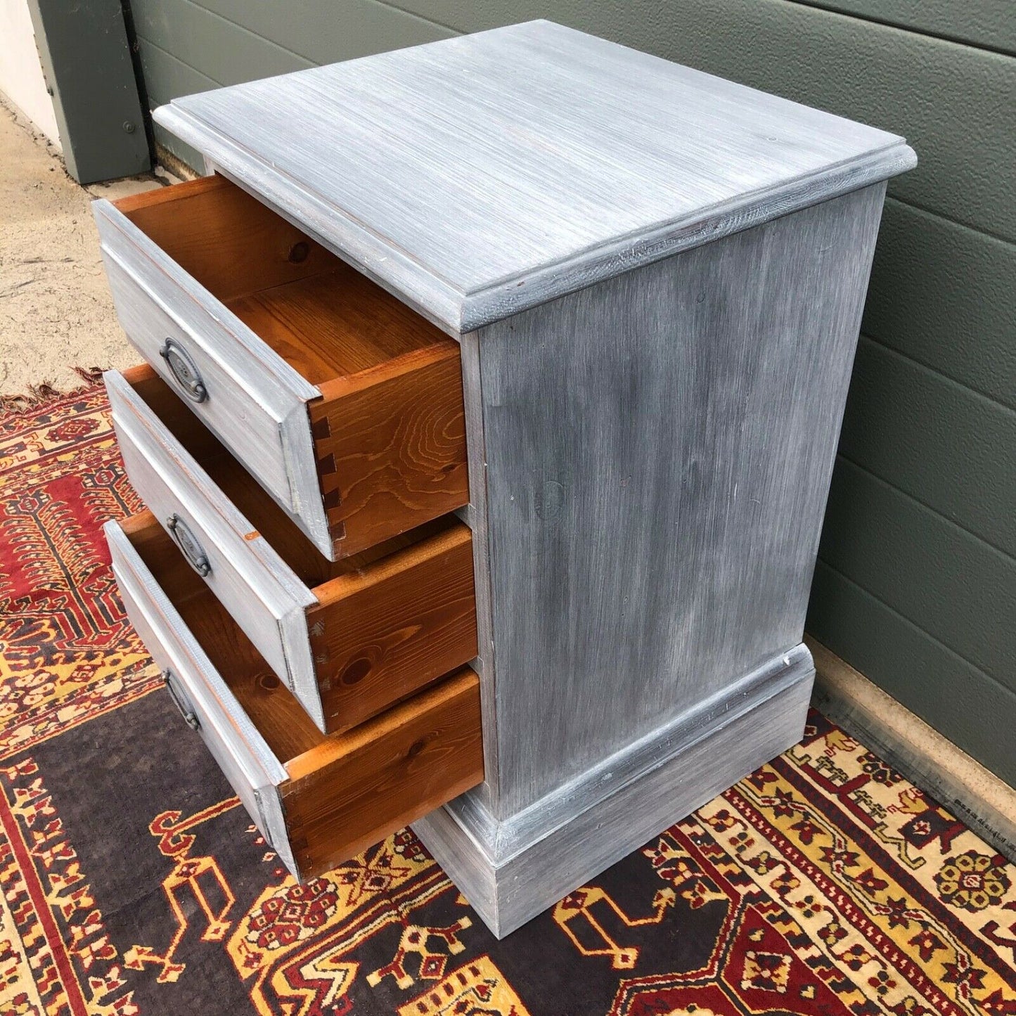Pair Of Vintage Bedside Chests / Refinished Bedside Tables ( SOLD )