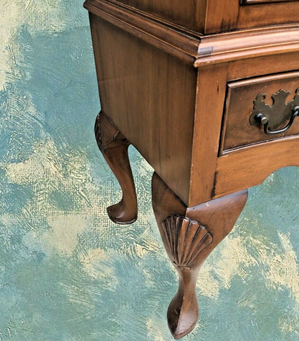 Handsome Vintage Walnut Bedside Chest / Lamp Table ( SOLD )
