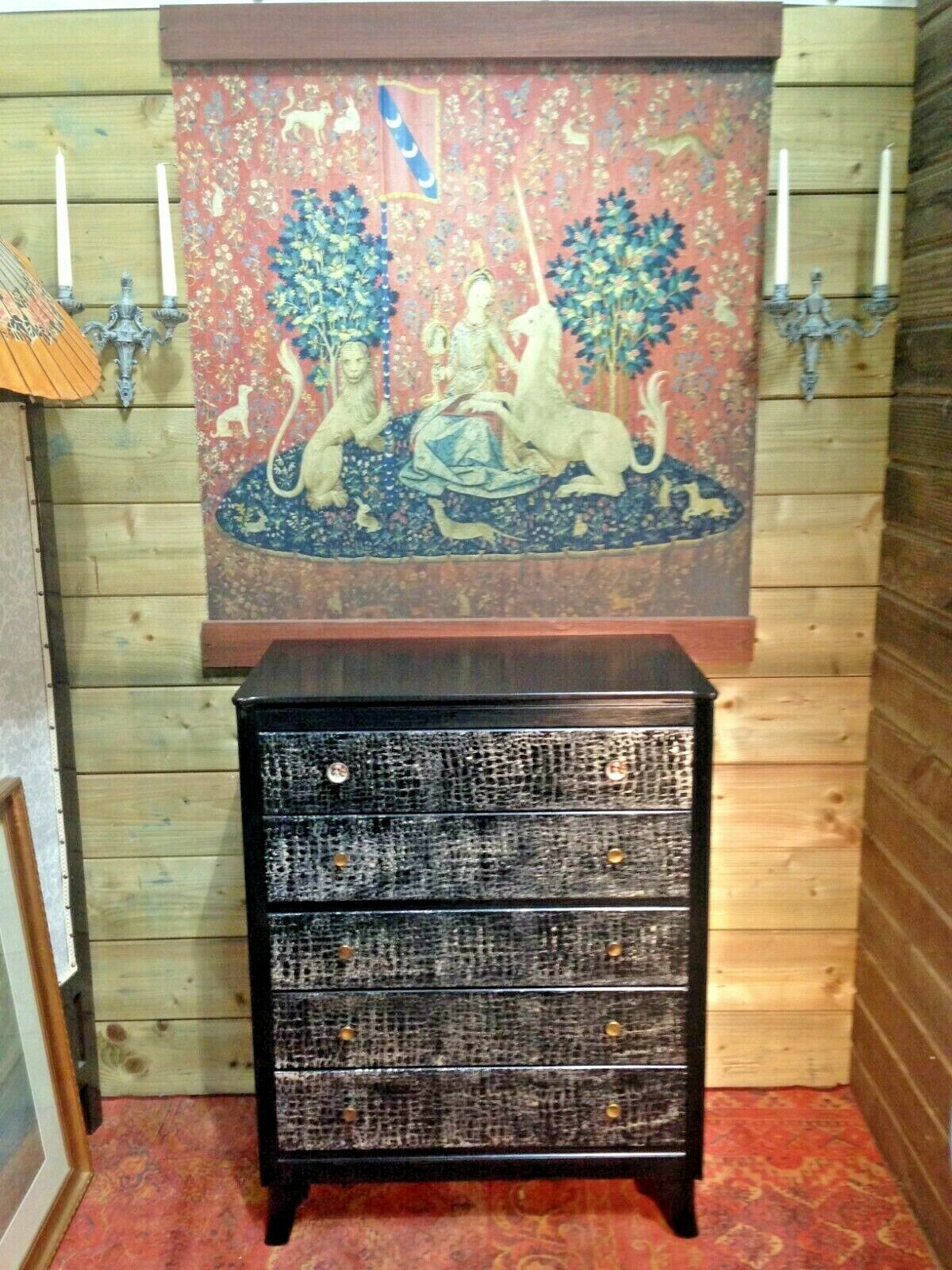 240.....Stunning Upcycled Retro Chest Of Drawers / Lebus Chest ( SOLD )