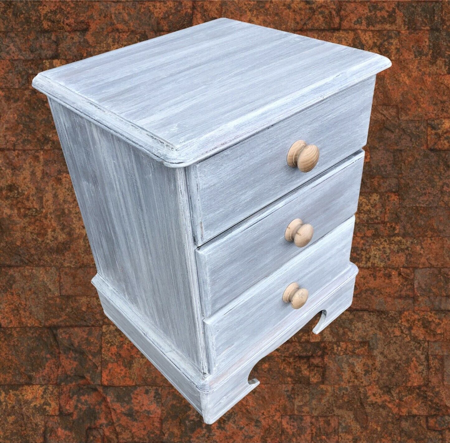 109.....A Pair Of Refinished Pine Bedside Chests ( sold )