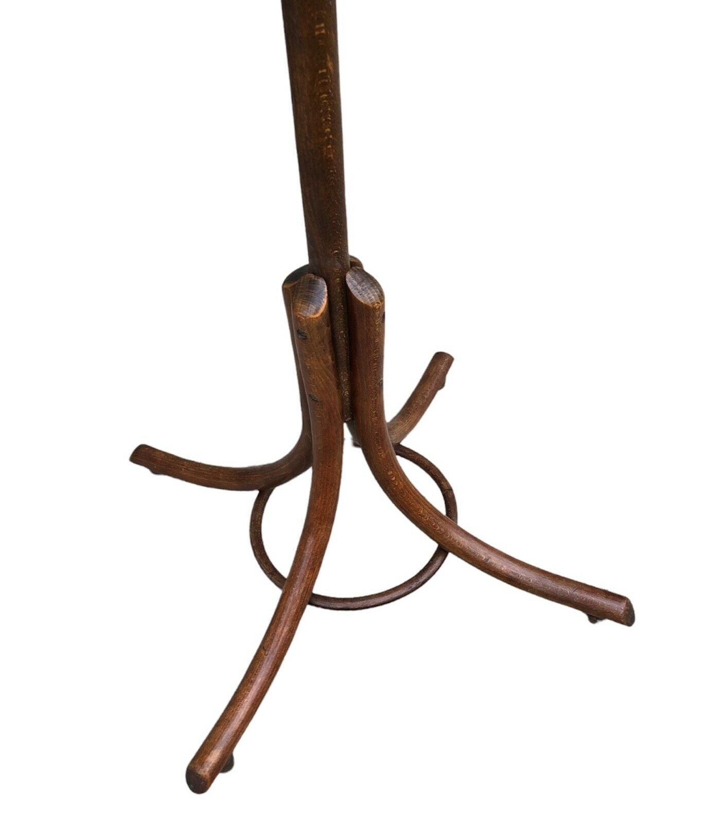 000976.....Handsome Vintage Bentwood Revolving Hat And Coat Stand (sold)