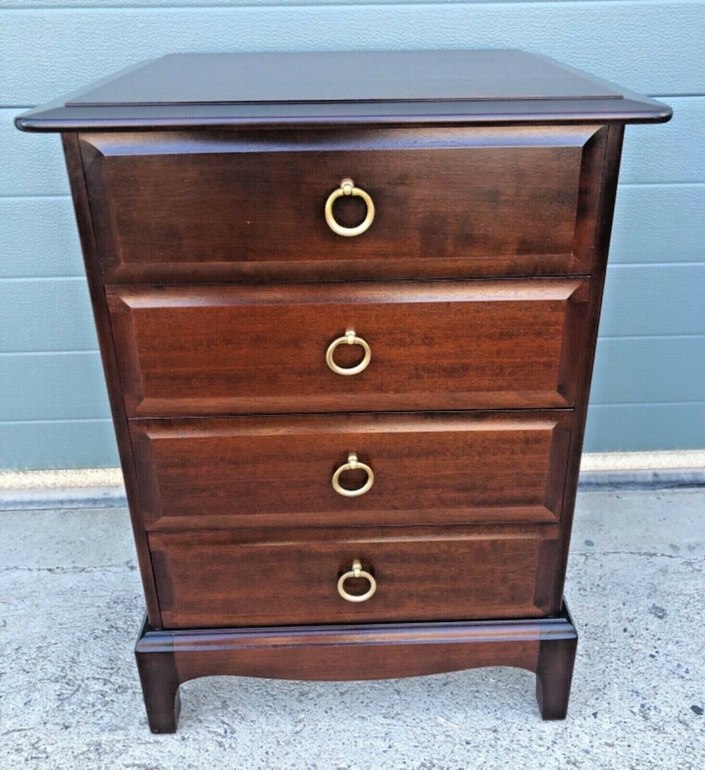 Handsome Pair Of Vintage Stag Bedside Chests / Stag Bedside Tables ( SOLD )