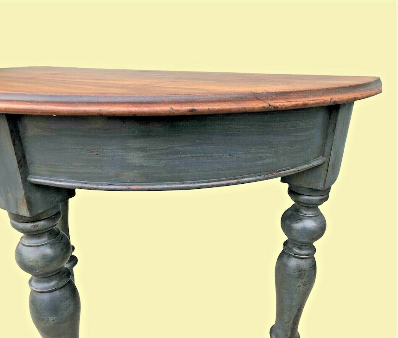 000994....Handsome Antique Solid Mahogany Hall Table ( sold )