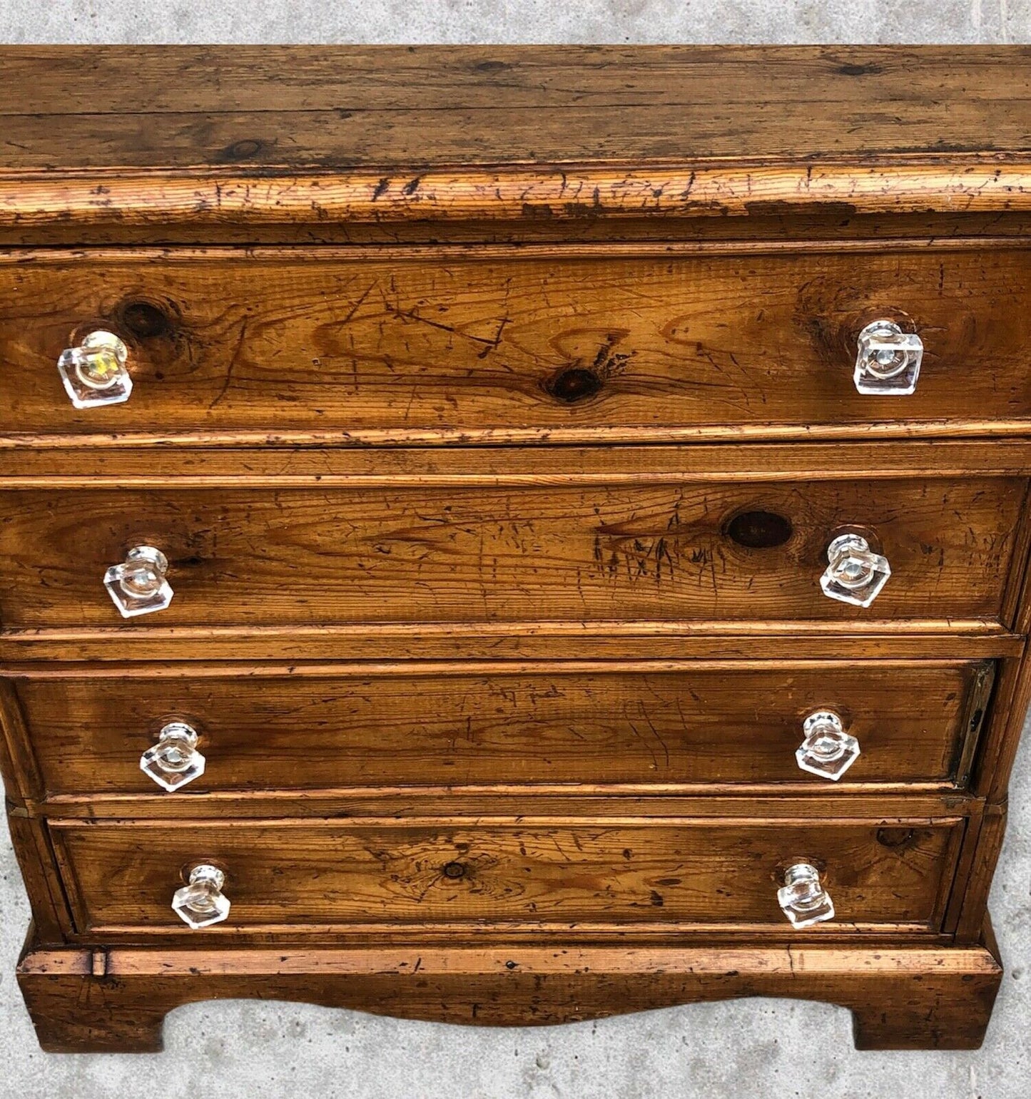 Vintage Pine Bedside Chest / Bedside Table ( SOLD )