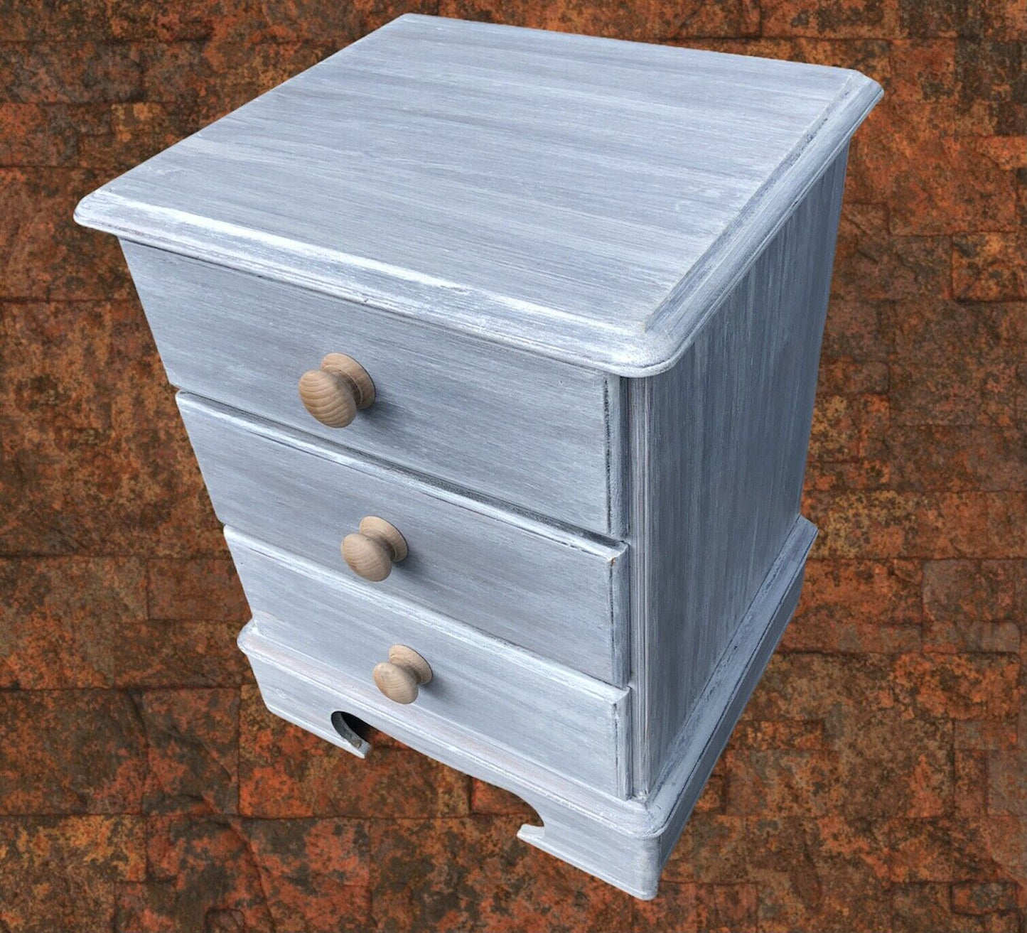109.....A Pair Of Refinished Pine Bedside Chests ( sold )