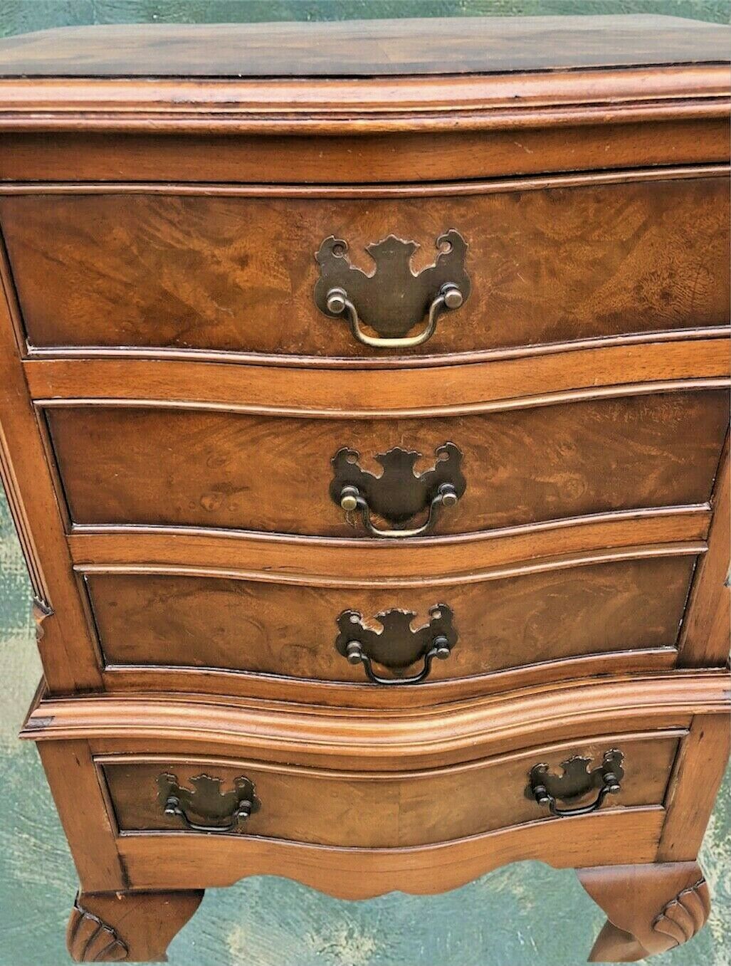 Handsome Vintage Walnut Bedside Chest / Lamp Table ( SOLD )