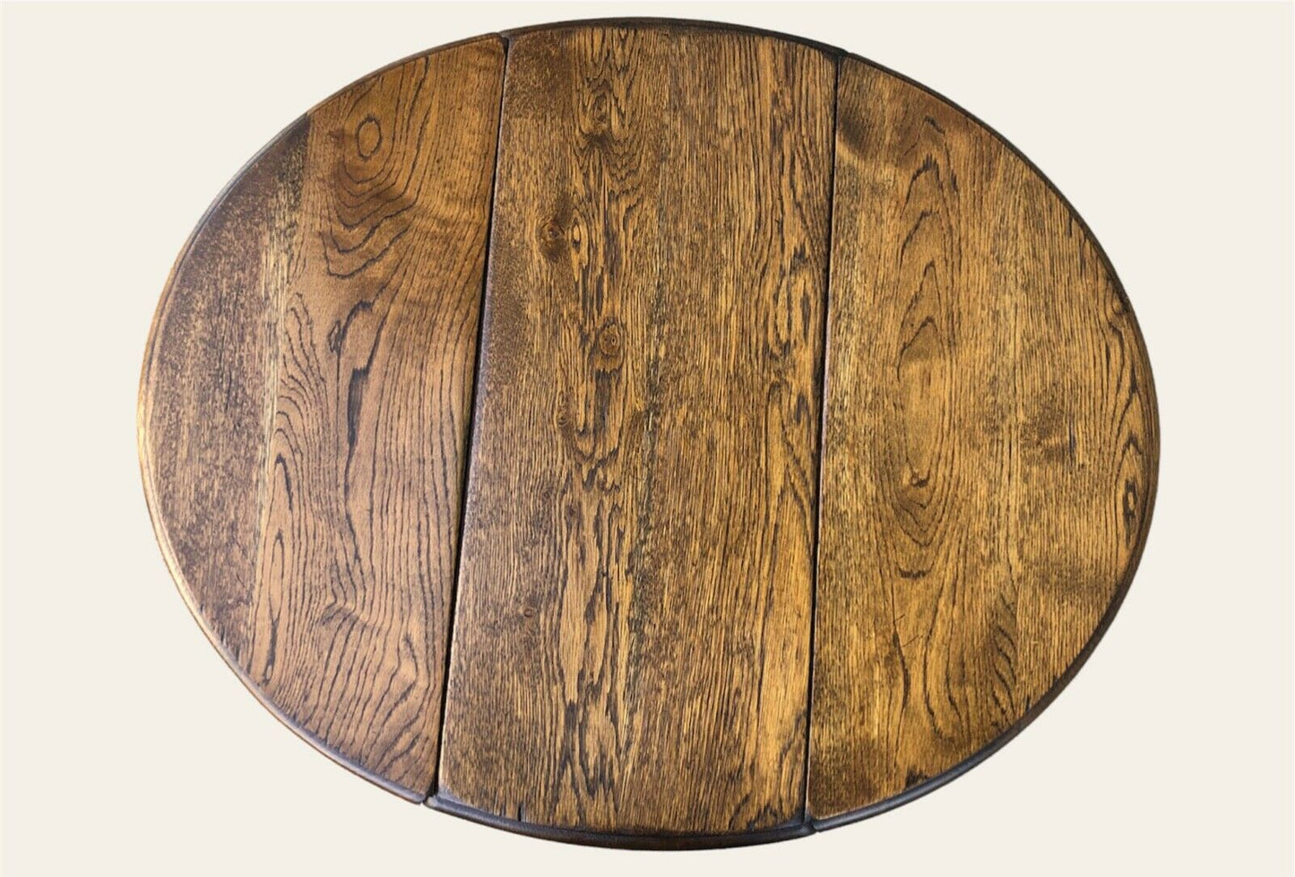 000967....Good Quality Vintage Oak Gateleg Coffee Table / Small Oak Dropleaf (sold )