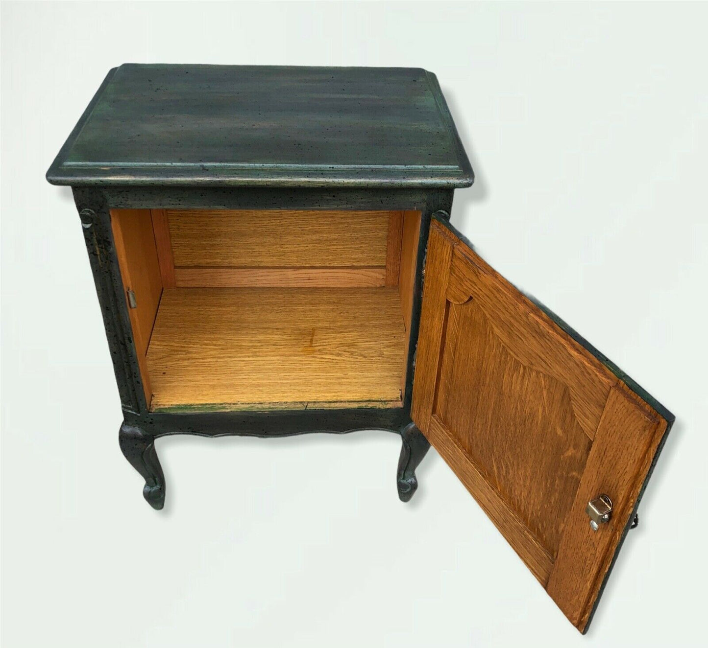 Two Near Identical Bijou French Bedside Tables / Vintage Bedside Cabinets ( SOLD )