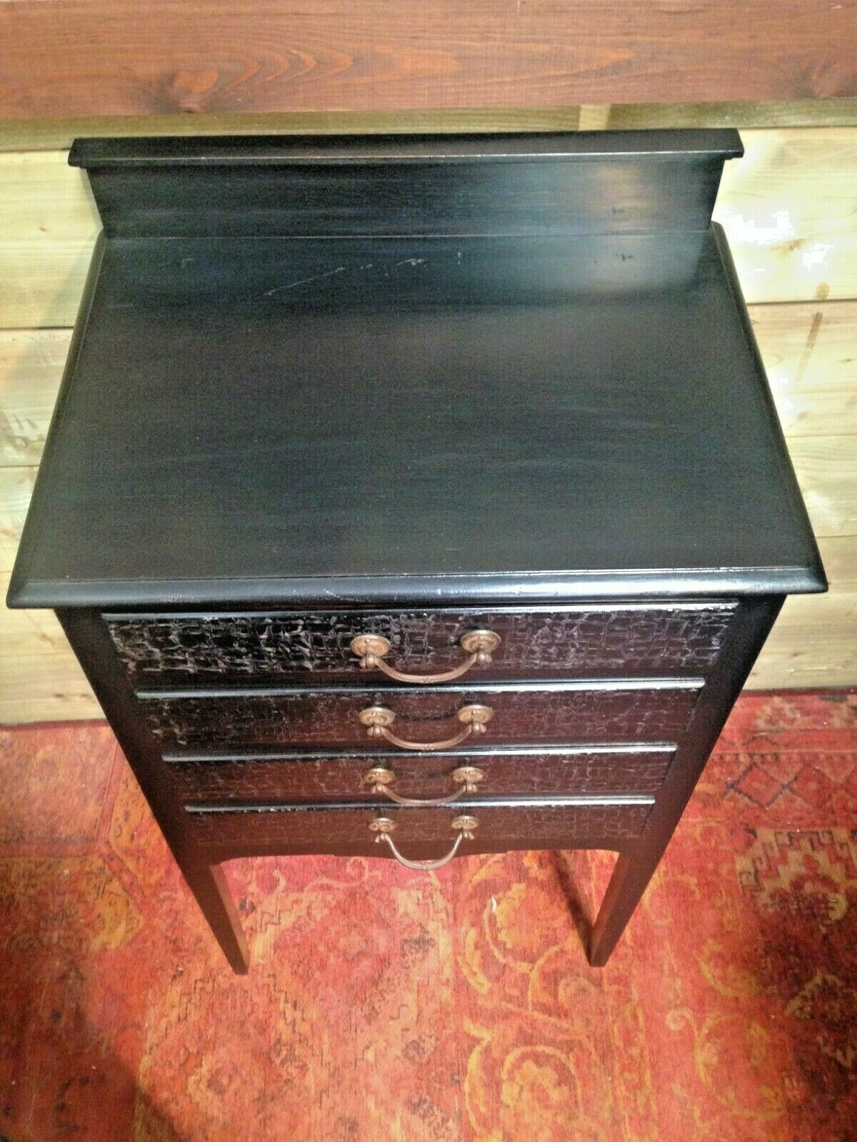 Edwardian Music Cabinet / Upcycled Vintage Sheet Music Chest