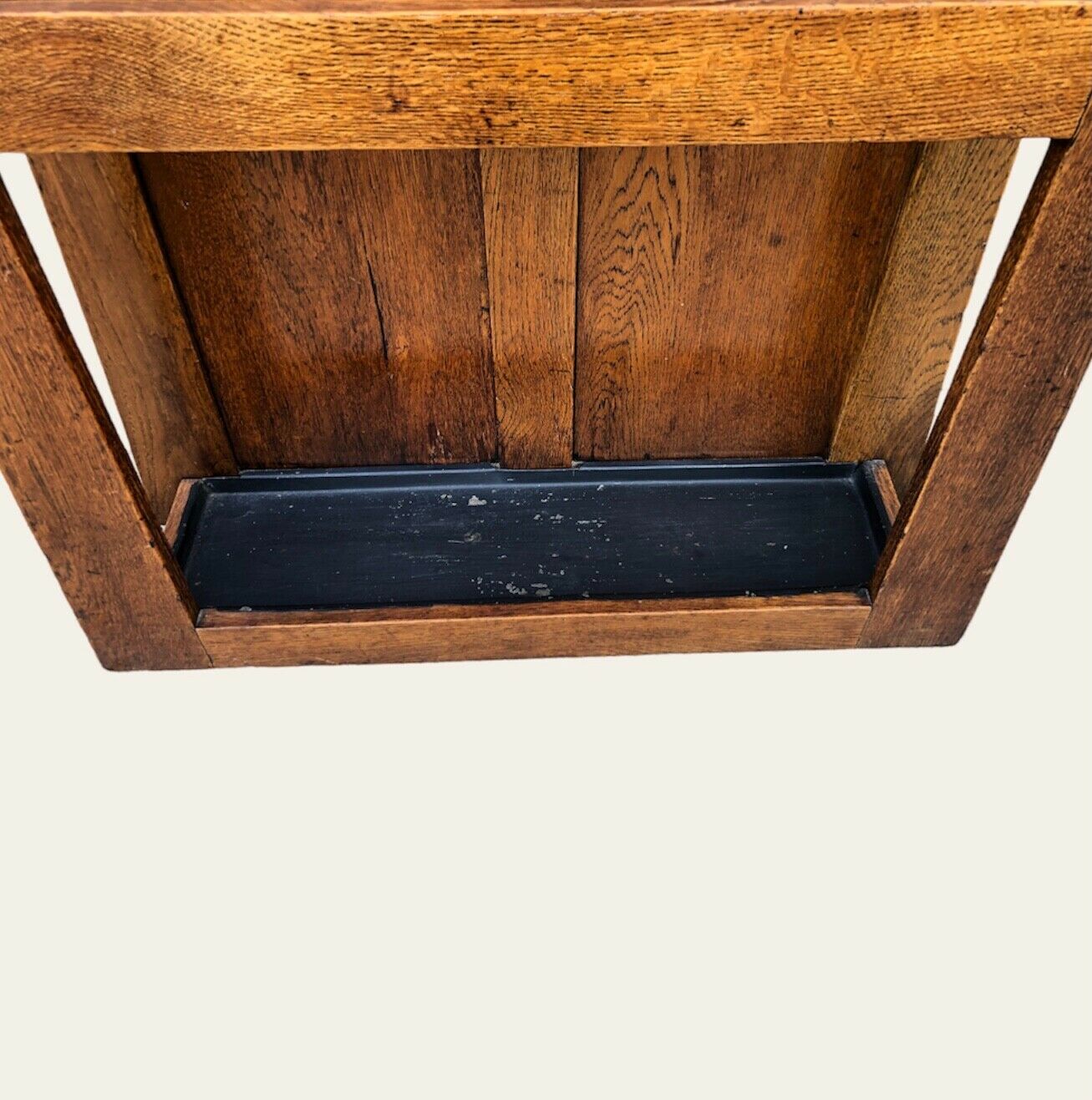 000966....Handsome Vintage Arts And Crafts Umbrella / Stick Stand ( sold )
