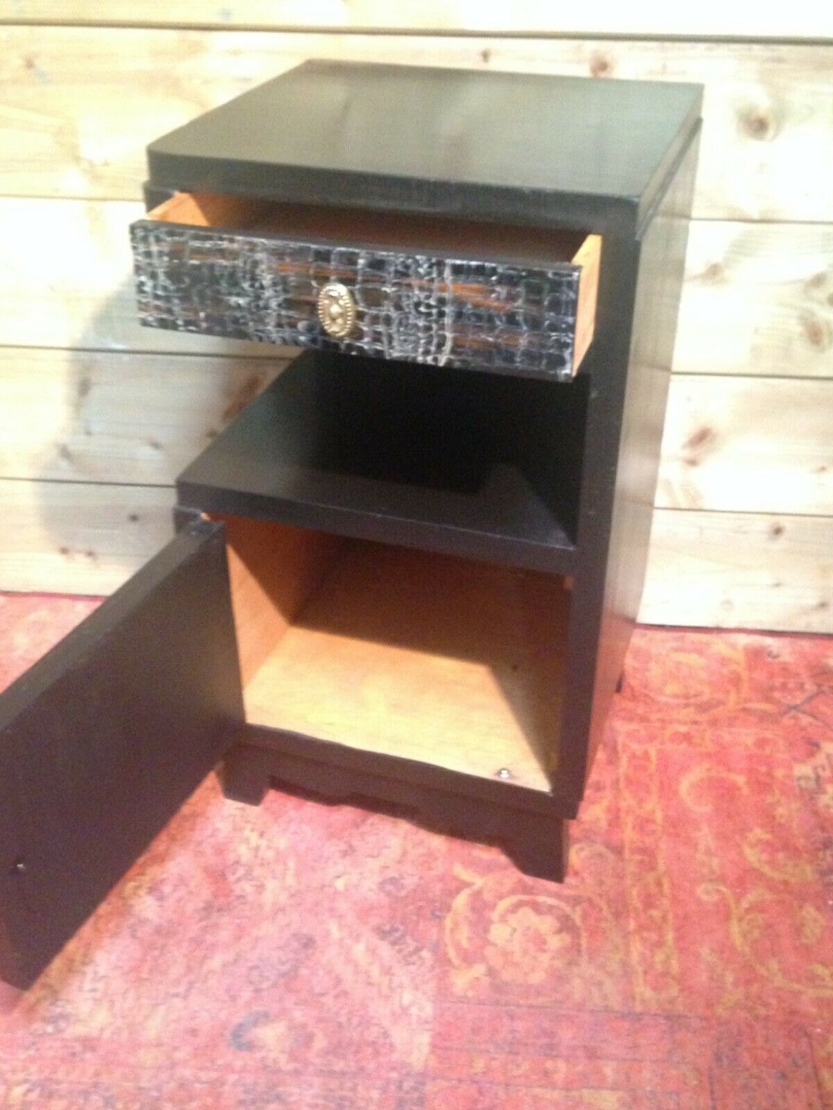 Stunning Pair Of Art Deco Bedside Cabinets / Vintage Bedside Tables (SOLD )