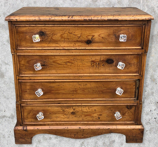 Vintage Pine Bedside Chest / Bedside Table ( SOLD )