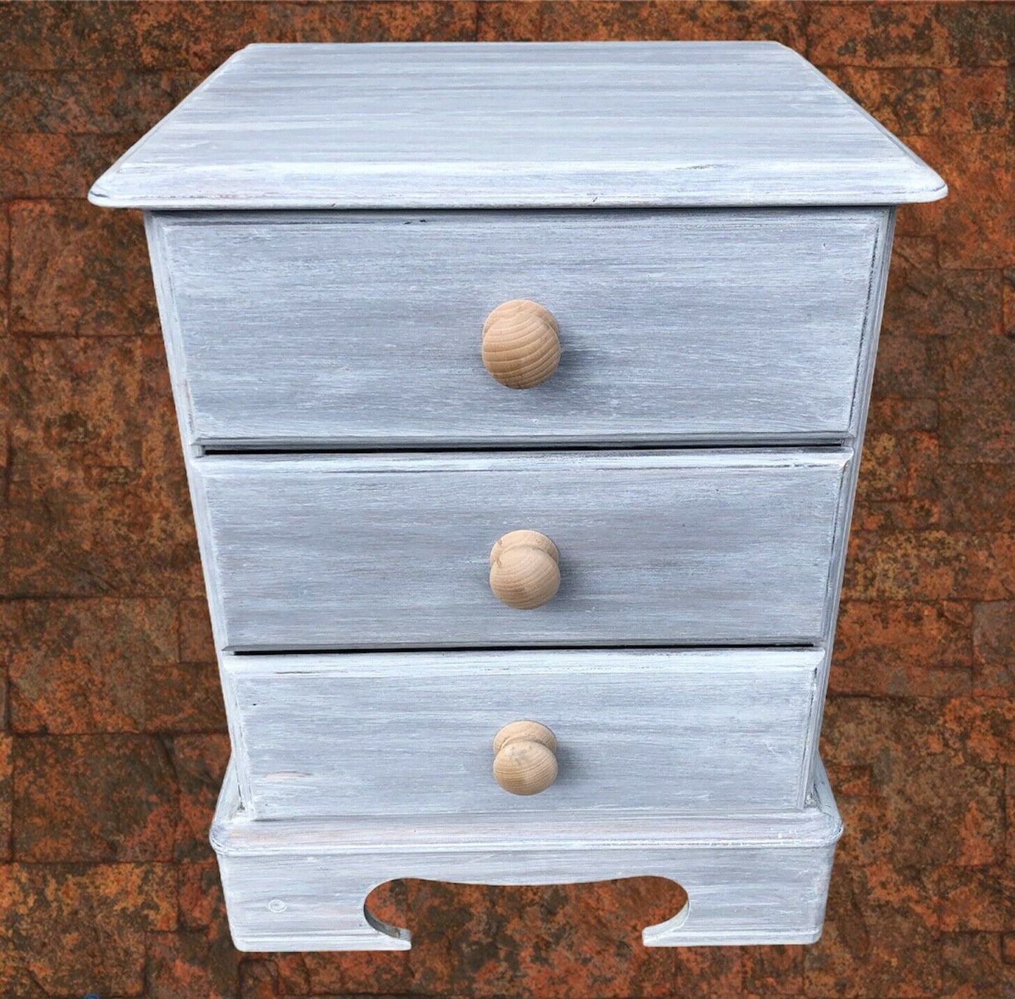 109.....A Pair Of Refinished Pine Bedside Chests ( sold )