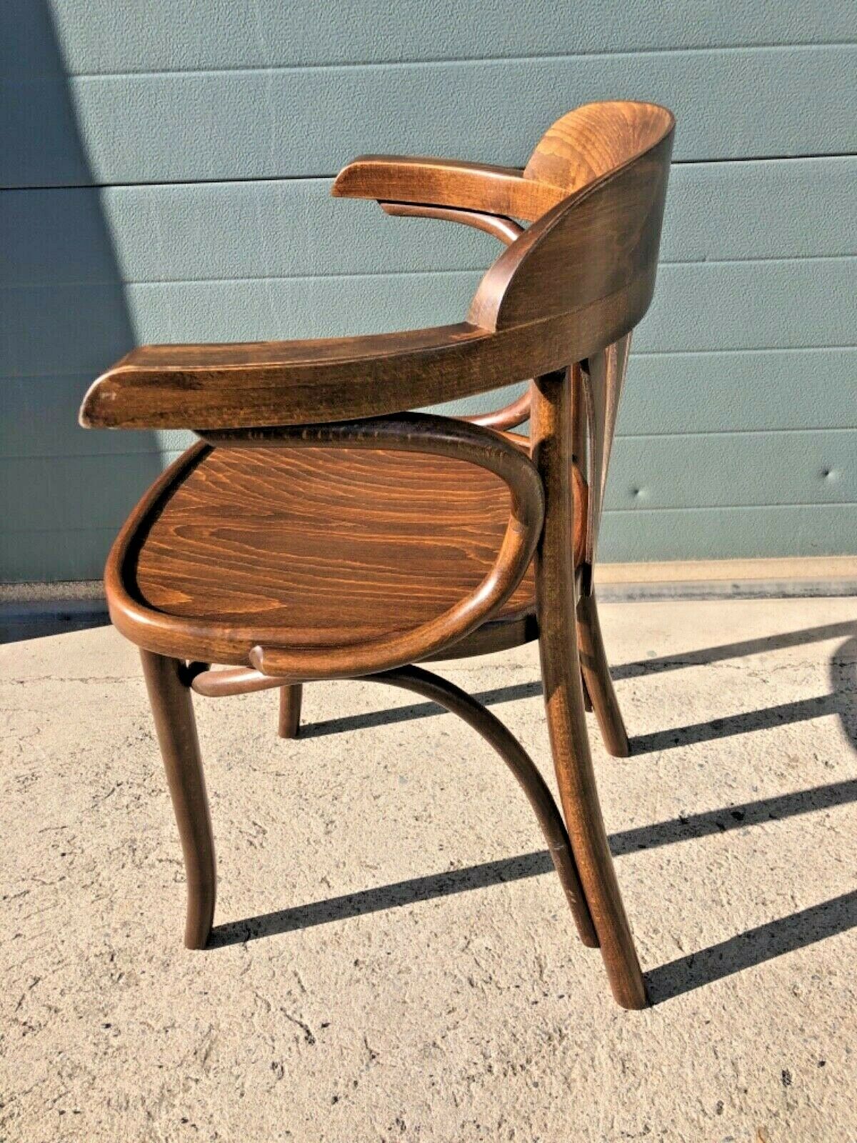 Set Of Six 1980'S Bentwood Chairs ( SOLD )