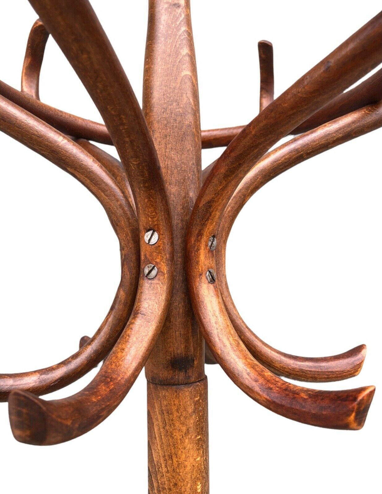 000976.....Handsome Vintage Bentwood Revolving Hat And Coat Stand (sold)