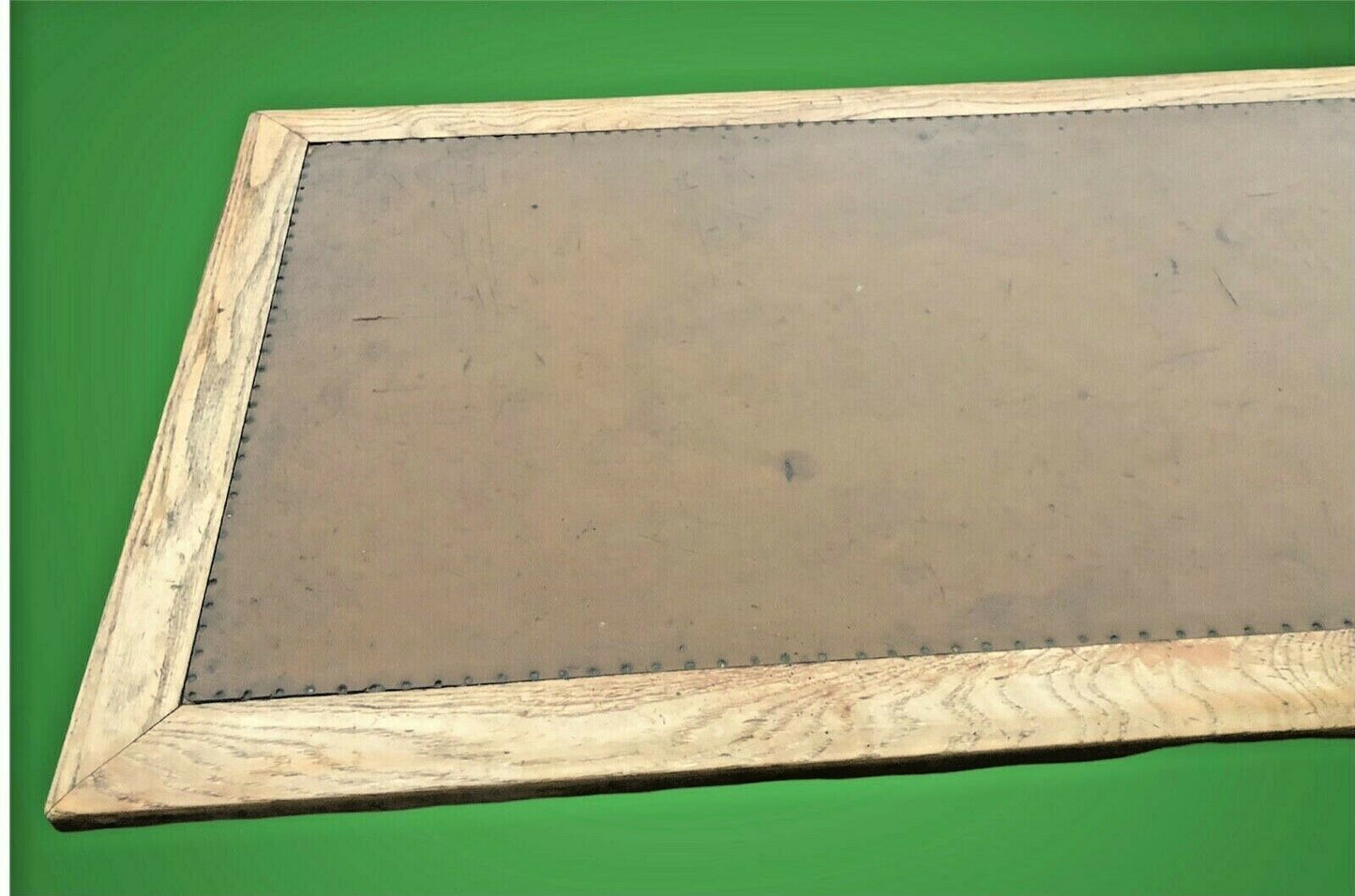 001.....Unique Vintage Upcycled Drapers Table / Dining Table / Work Table ( sold )