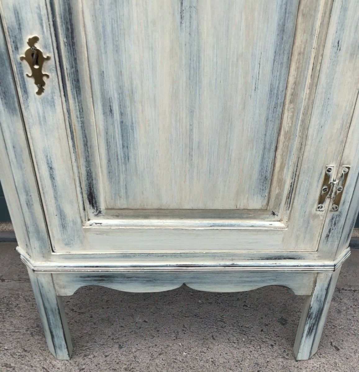139.....Handsome Refinished Antique Corner Cupboard ( sold )