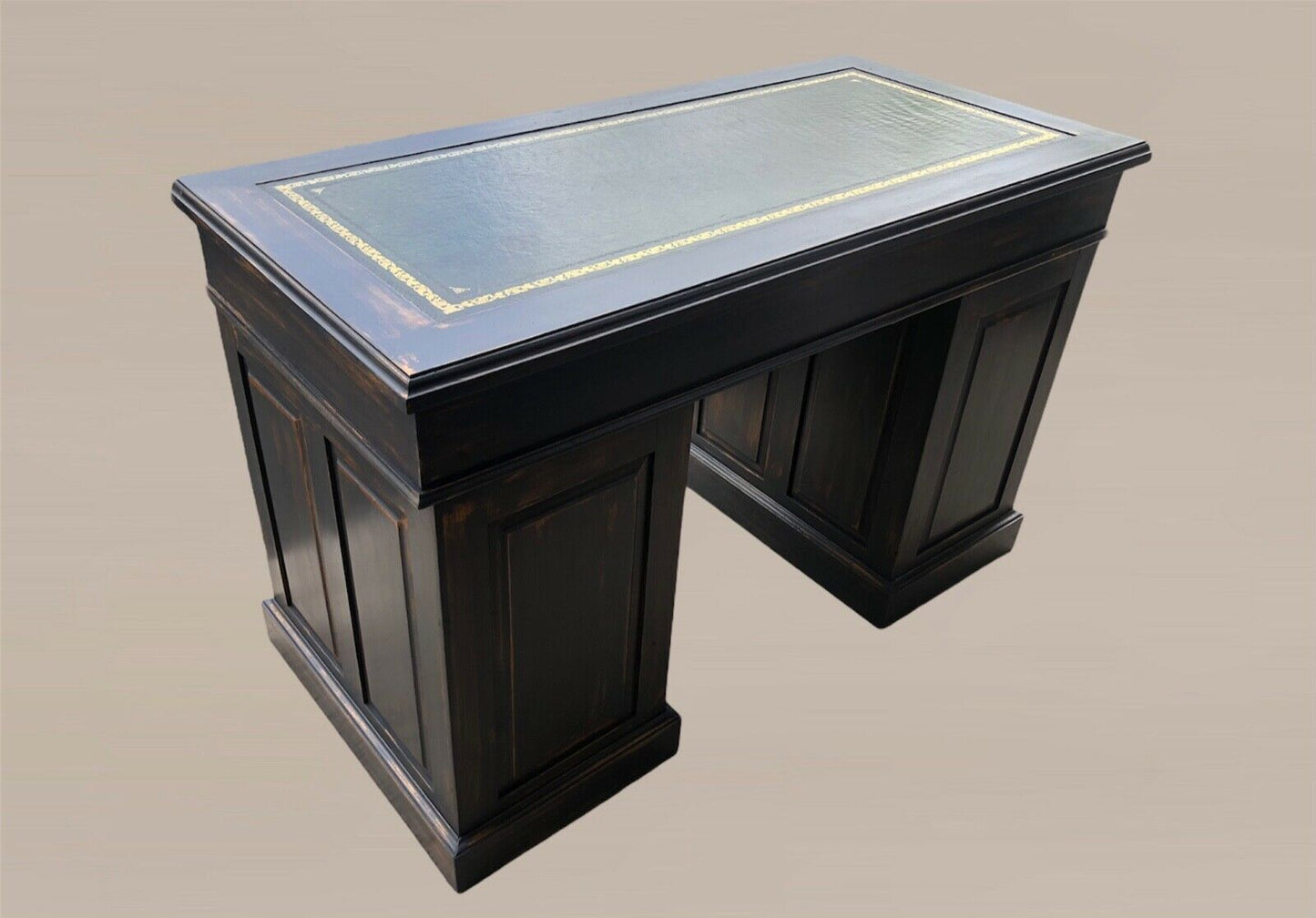 Vintage Solid Pine Pedestal Desk ( SOLD )