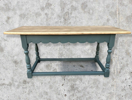 Handsome Solid Oak Vintage Coffee Table ( SOLD )